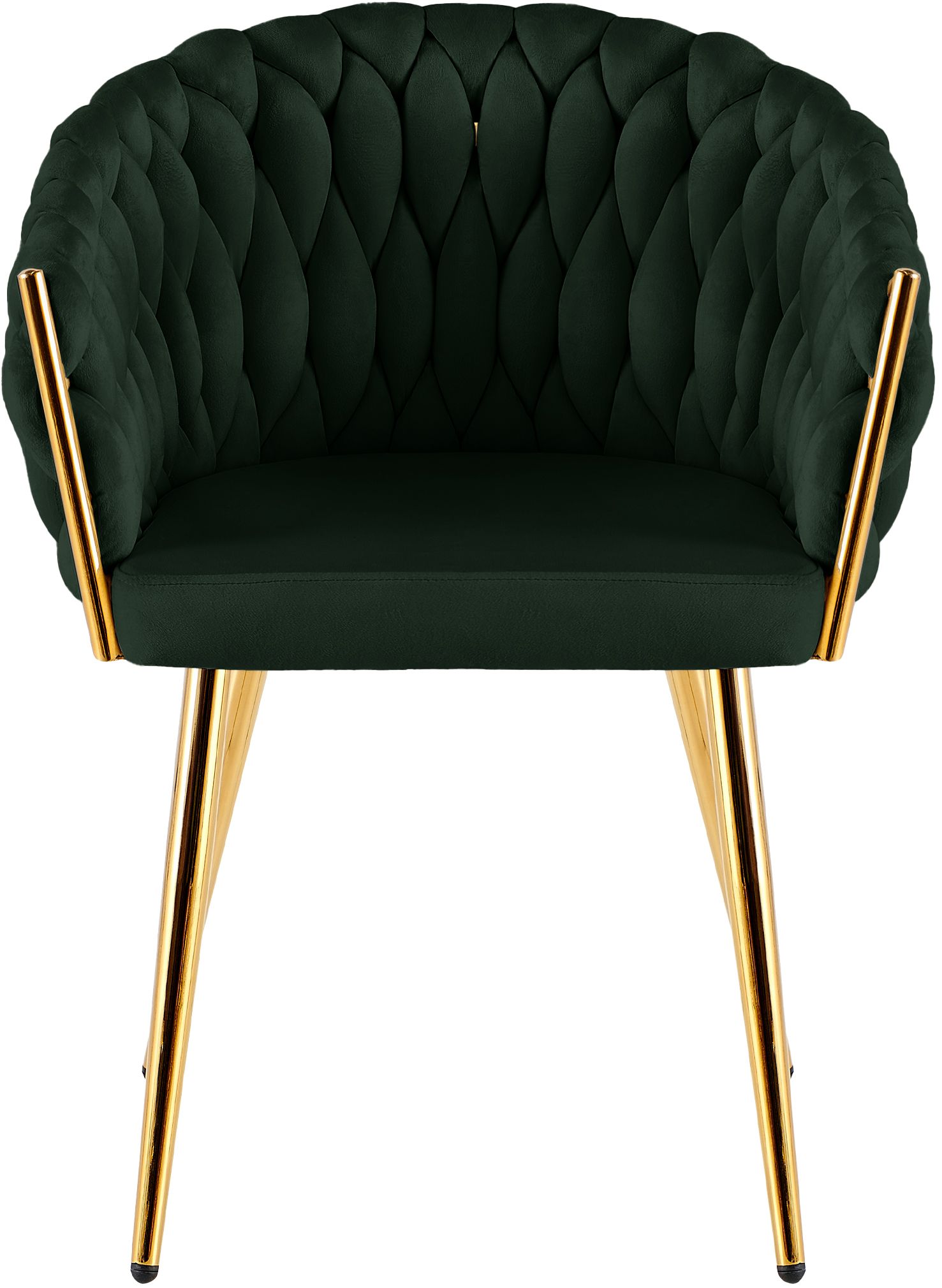 Silla de comedor Molise terciopelo dorado elegante y cómoda para tu hogar