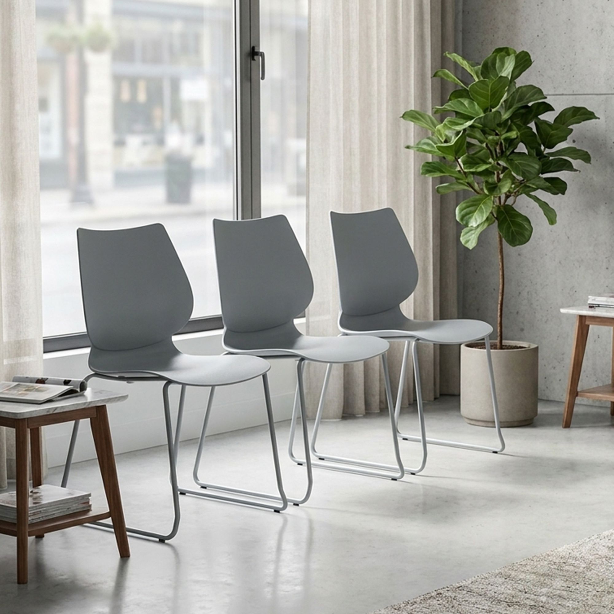 Silla apilable Houma