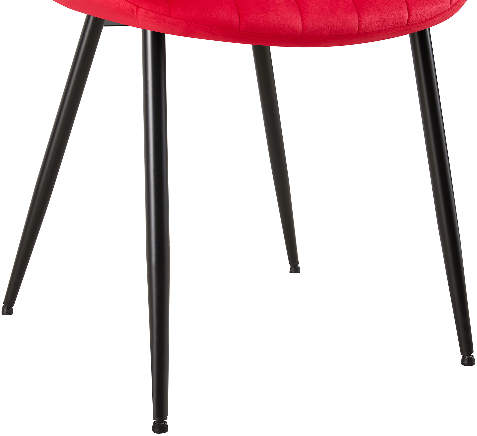 Set de 2 Sillas de comedor Rahden en terciopelo