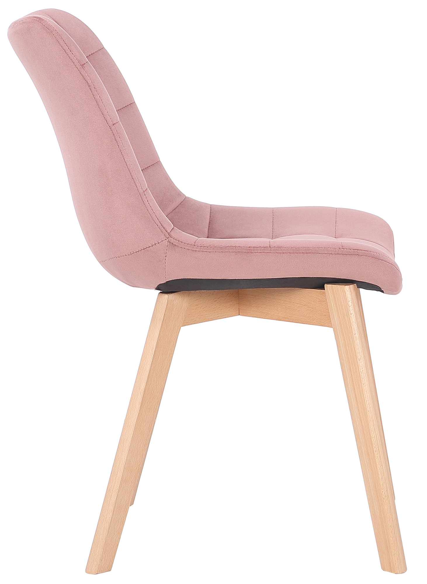 Silla de comedor Passaic en terciopelo