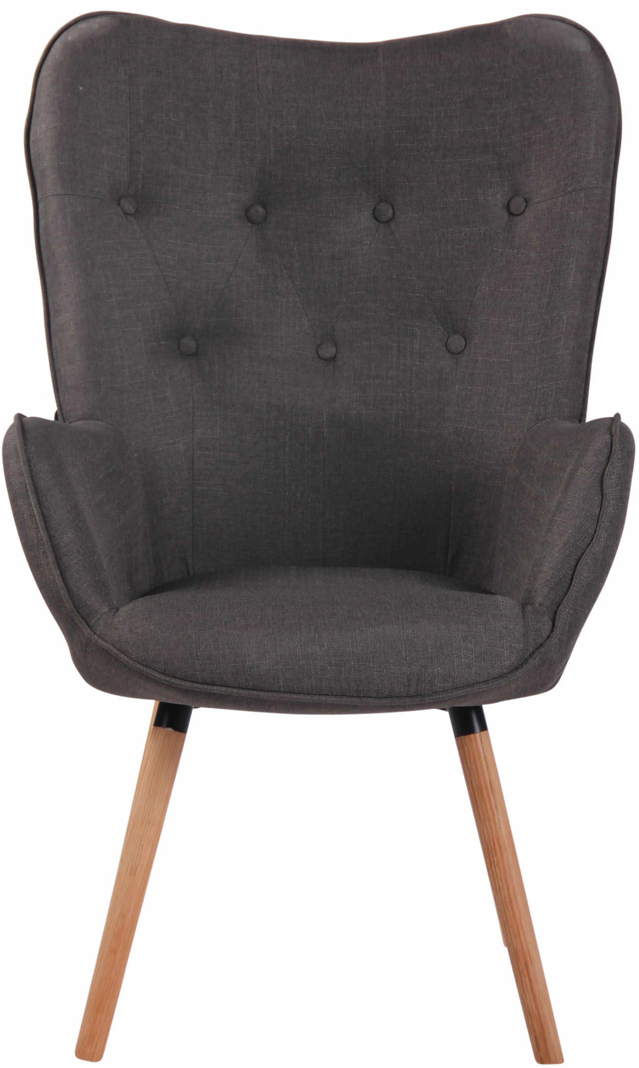 Sillón Nórdico Ashford Tapizado En Tela