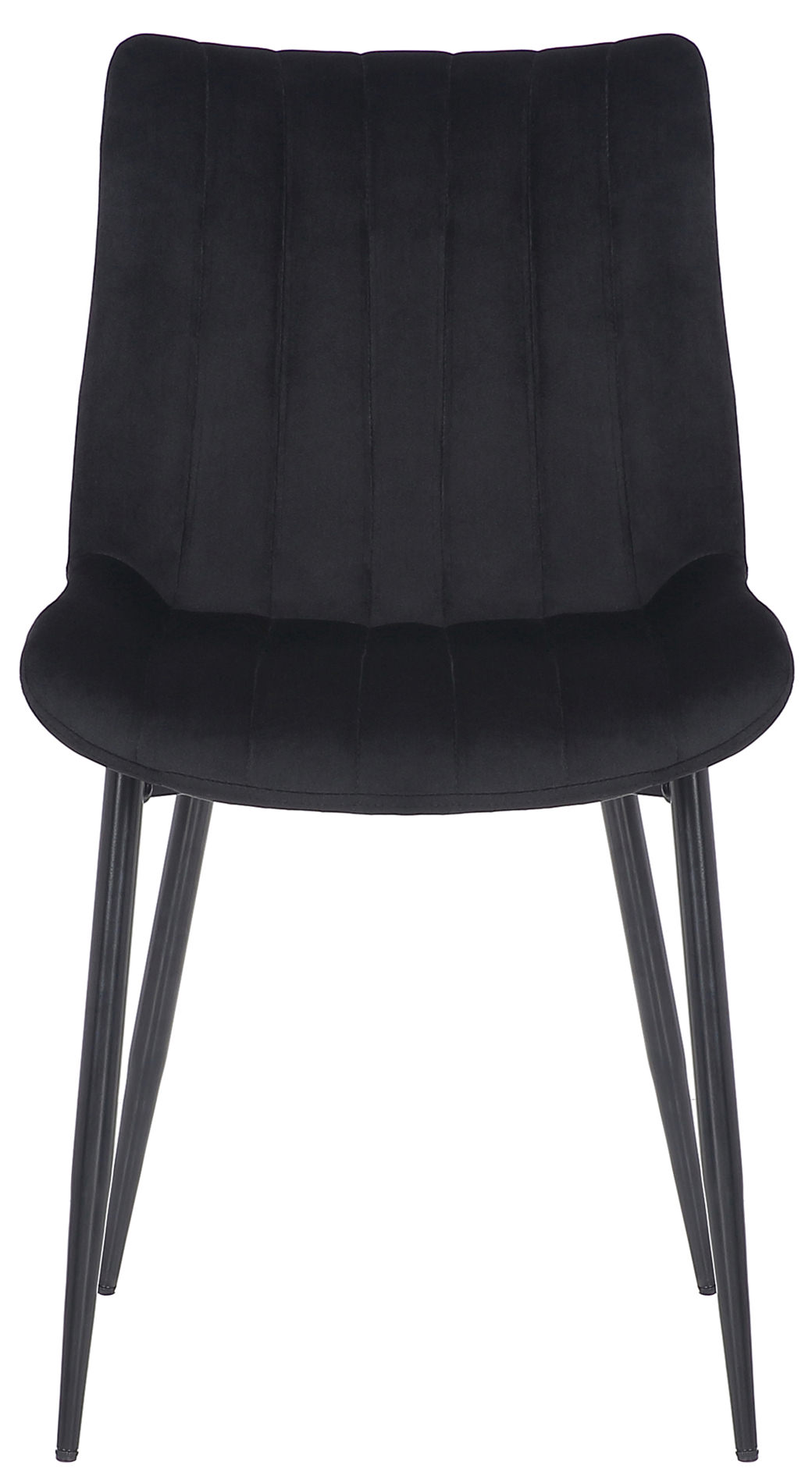 Set de 2 Sillas de comedor Rahden en terciopelo
