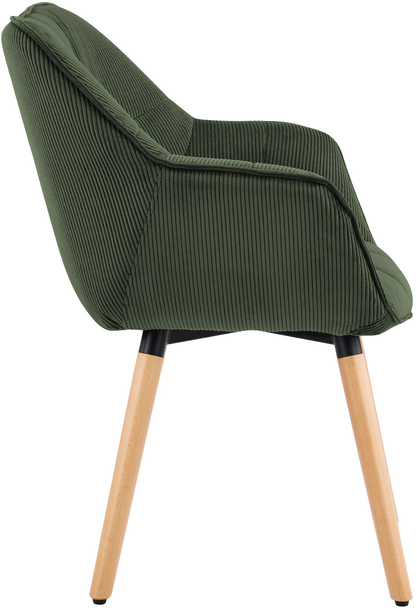 Silla de comedor Milford de pana: comodidad elegante y diseño moderno para tu hogar