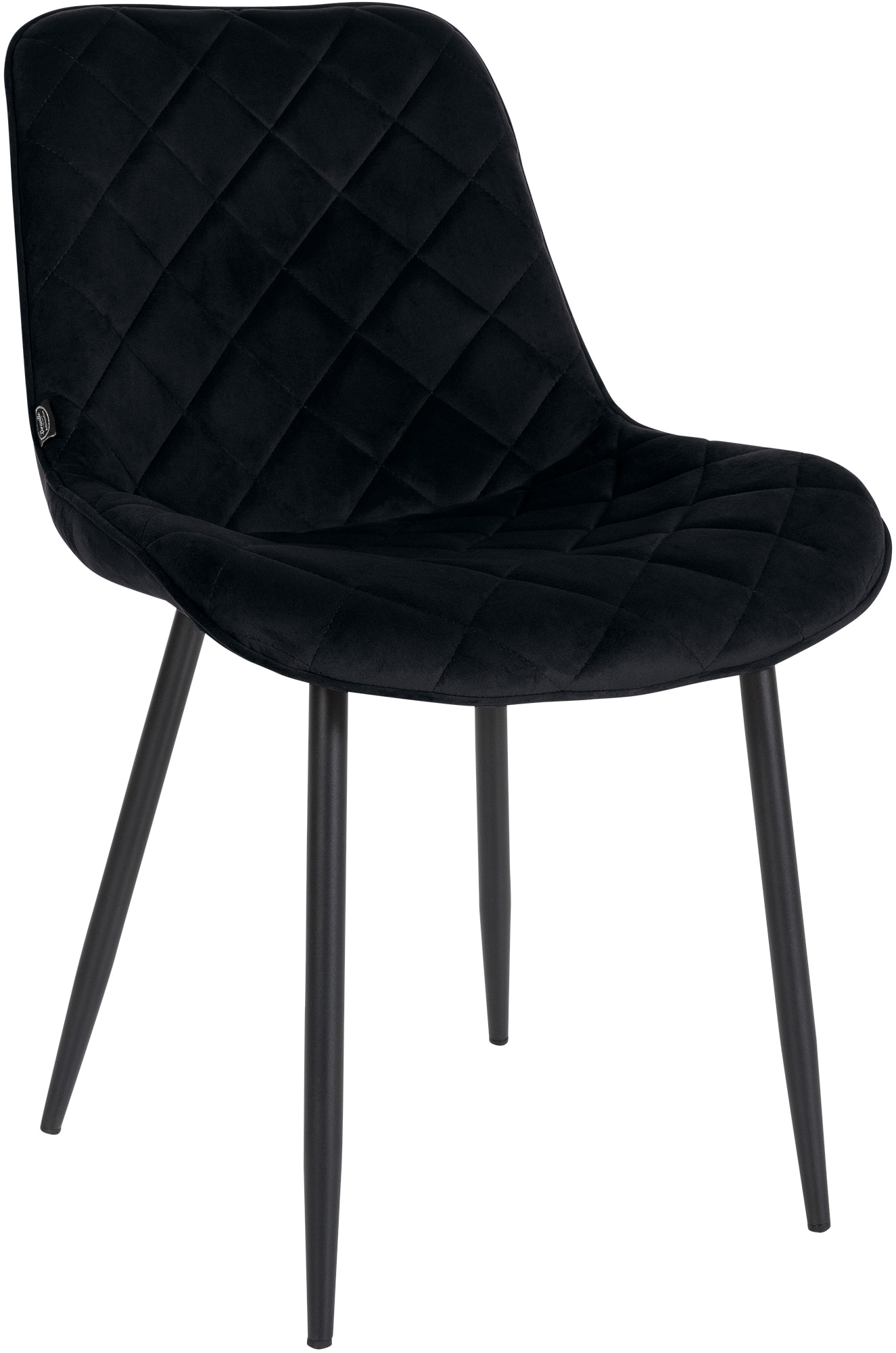 Set de 4 sillas de comedor Springs en terciopelo