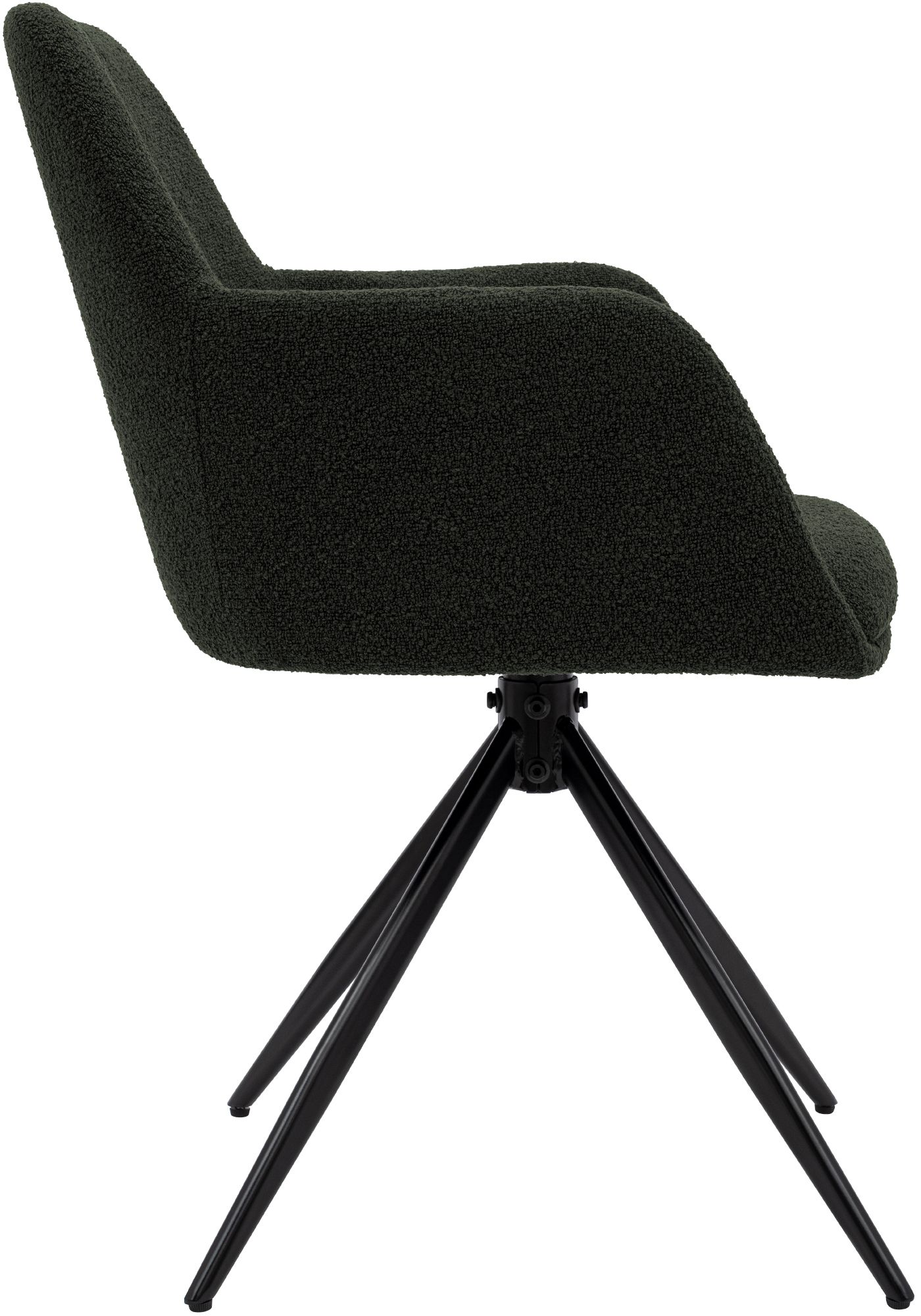 Silla de Comedor Olema de Tejido de Peluche