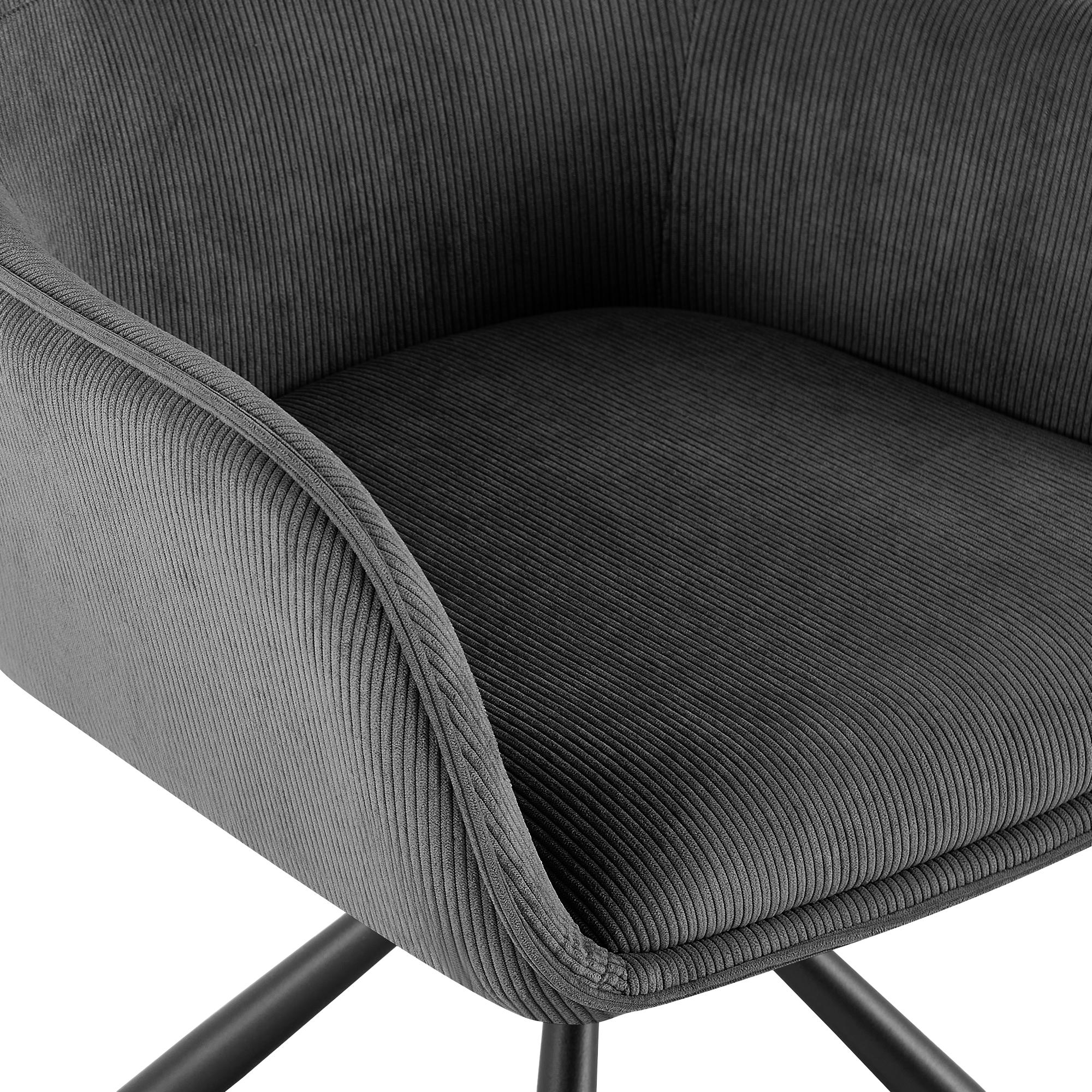 Silla de comedor Tipton de pana