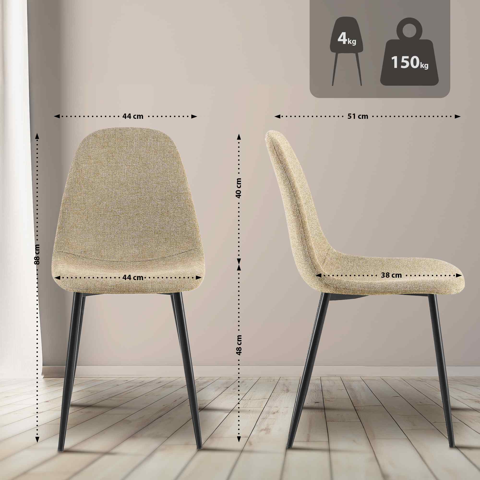 Silla de comedor Napier
