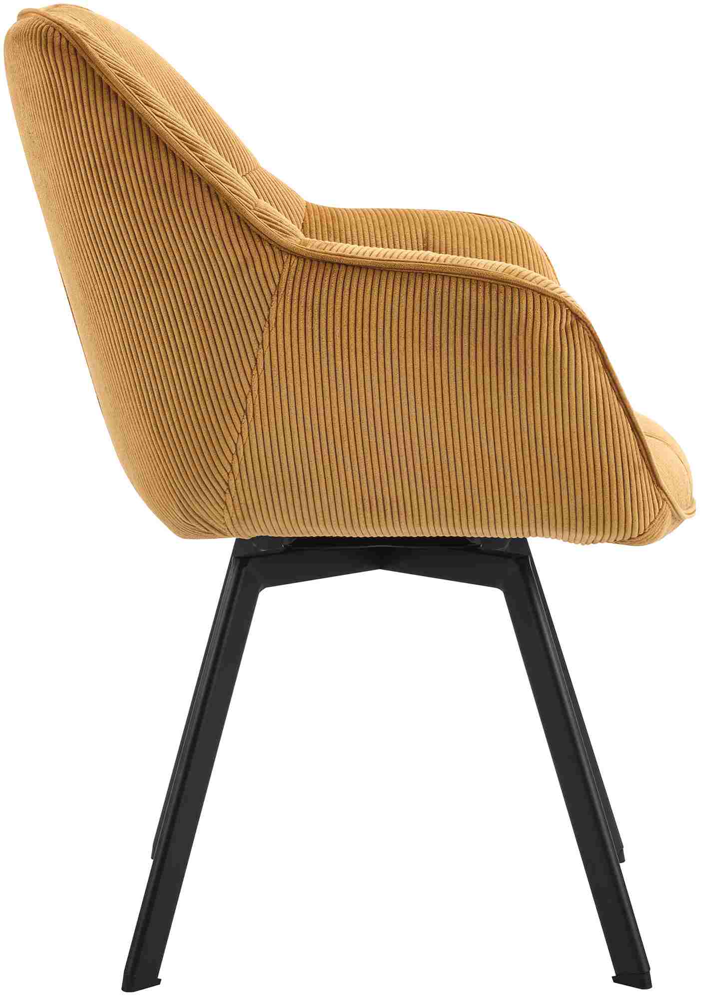 Silla de comedor Jordi con tapizado de pana