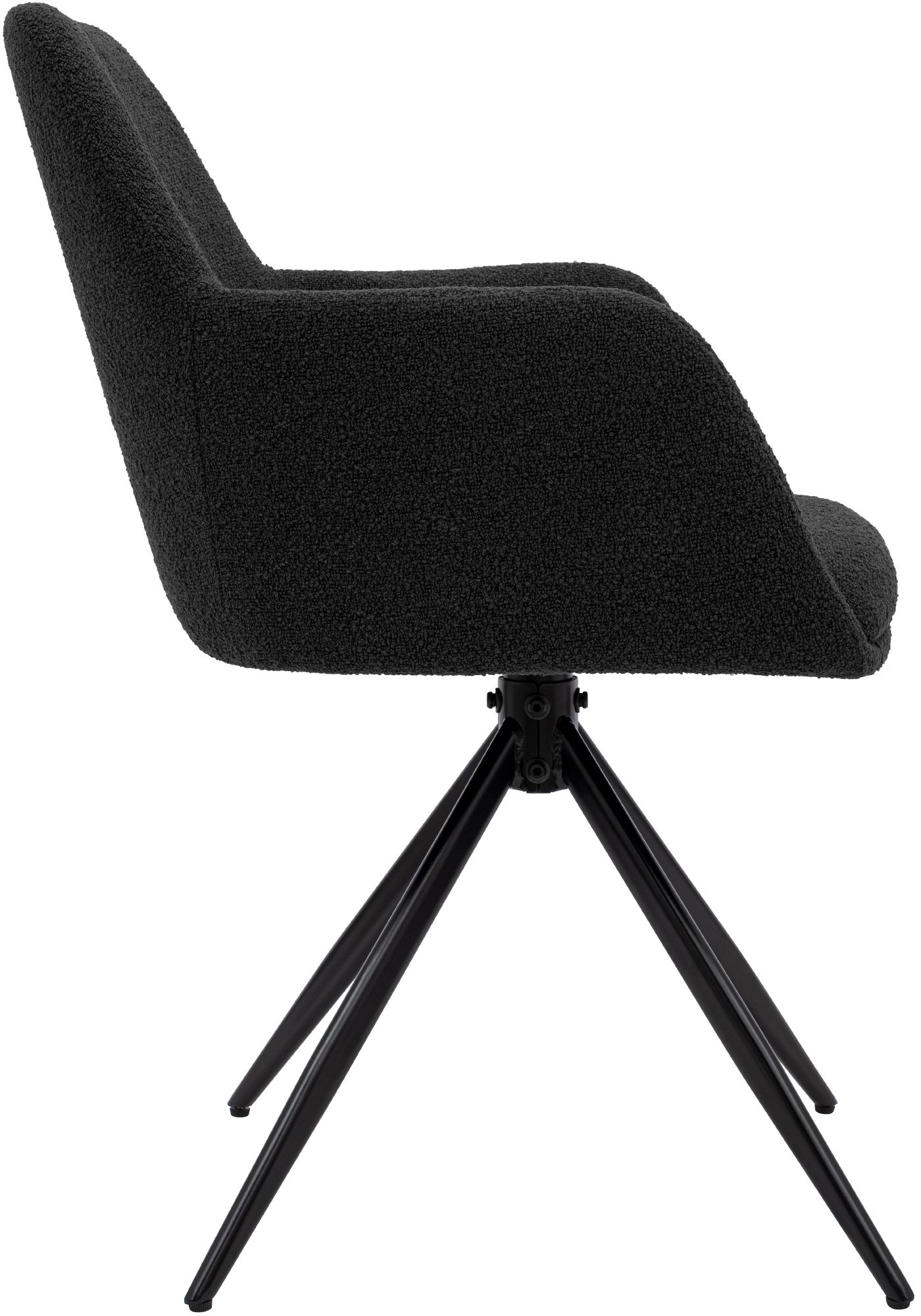 Silla de Comedor Olema de Tejido de Peluche