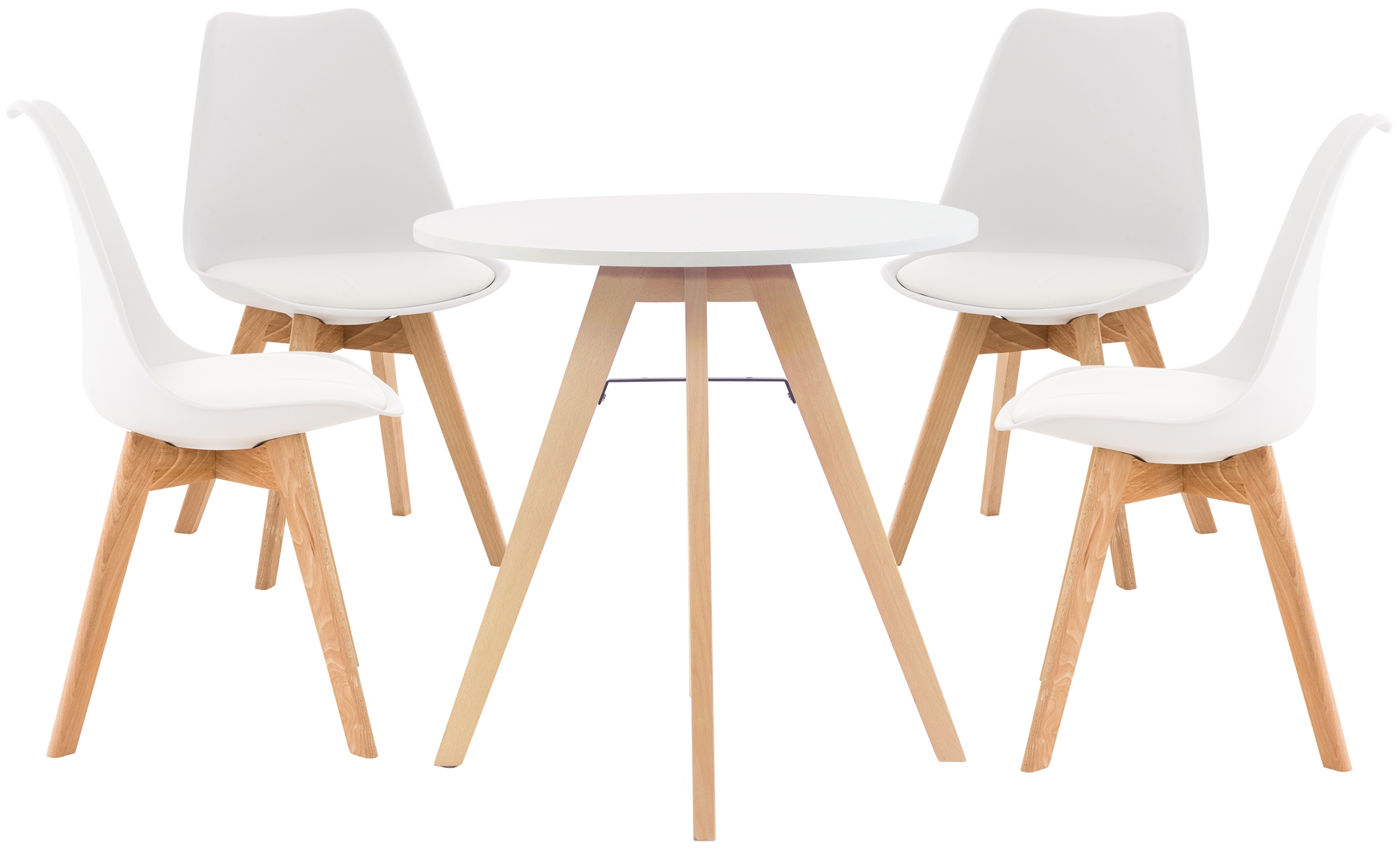 Juego de comedor Livik Ø 75 cm