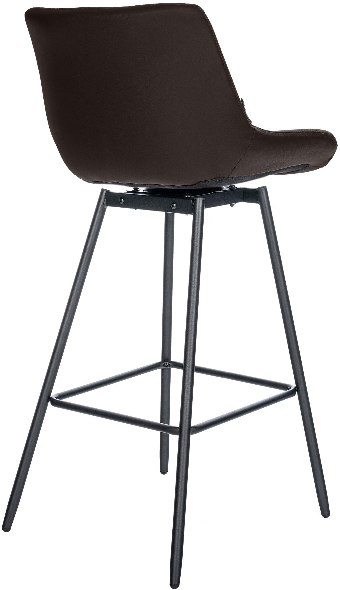 Taburete de Bar Weston Giratorio 180 grados | Taburete Alto con Respaldo y Asiento Acolchado