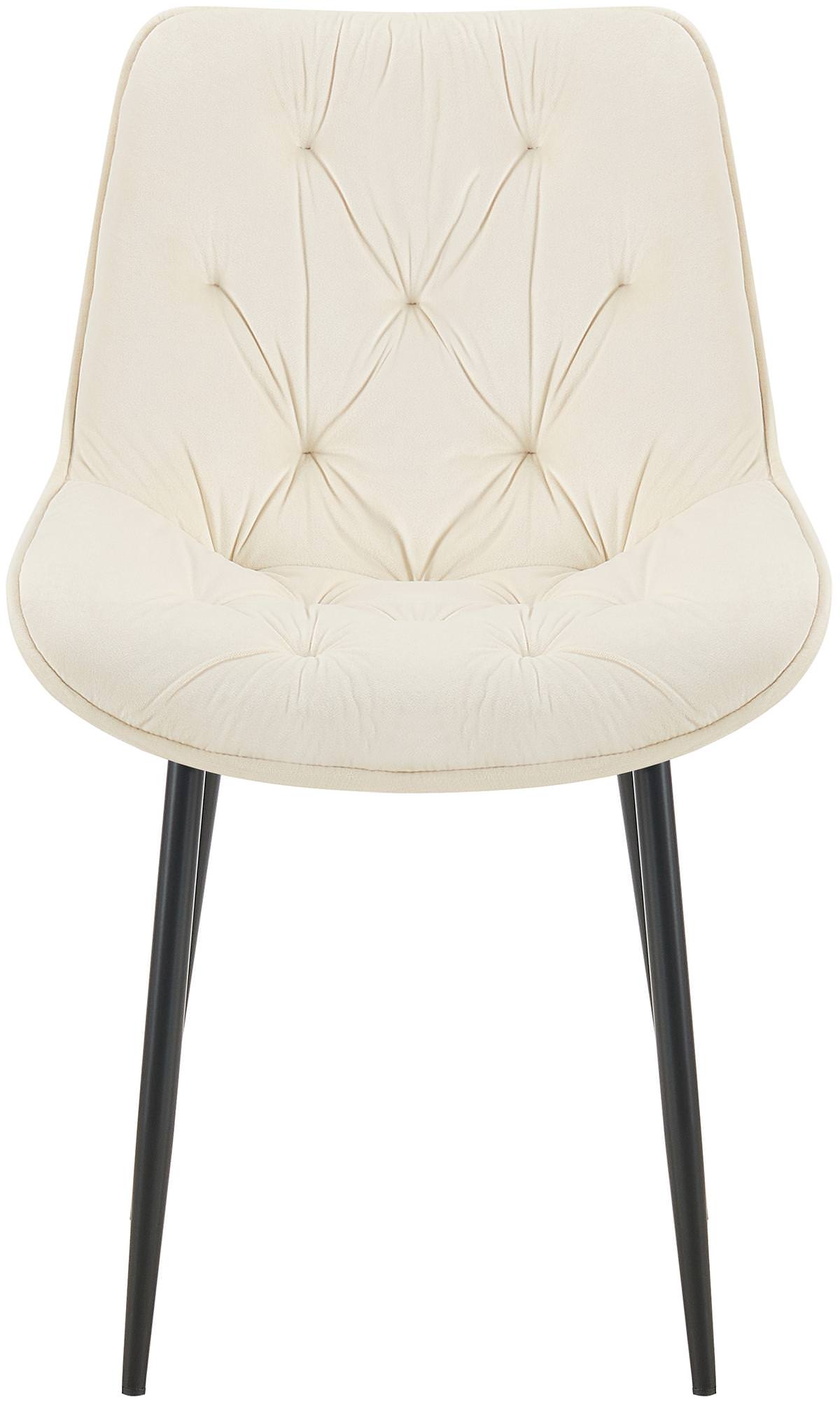 Silla de comedor Wallace de terciopelo