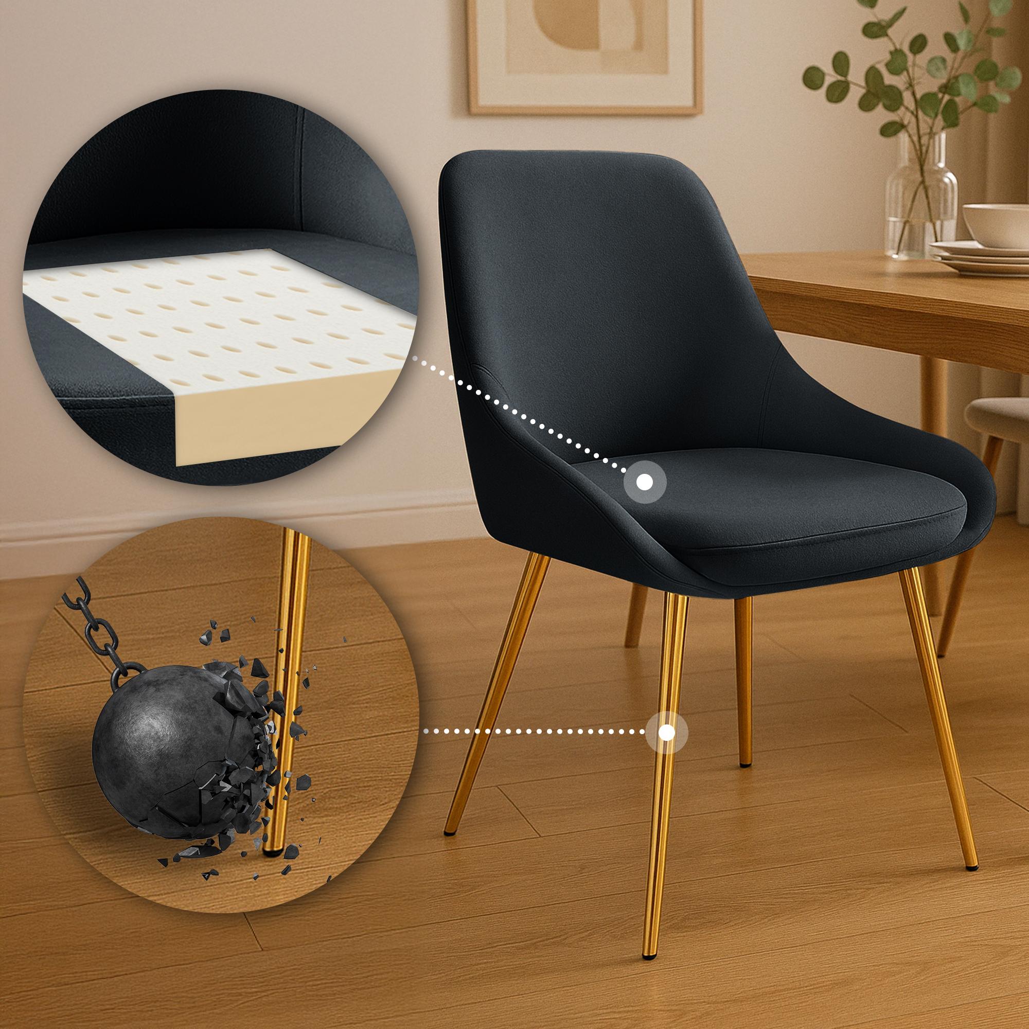 Silla de comedor Elmira Terciopelo