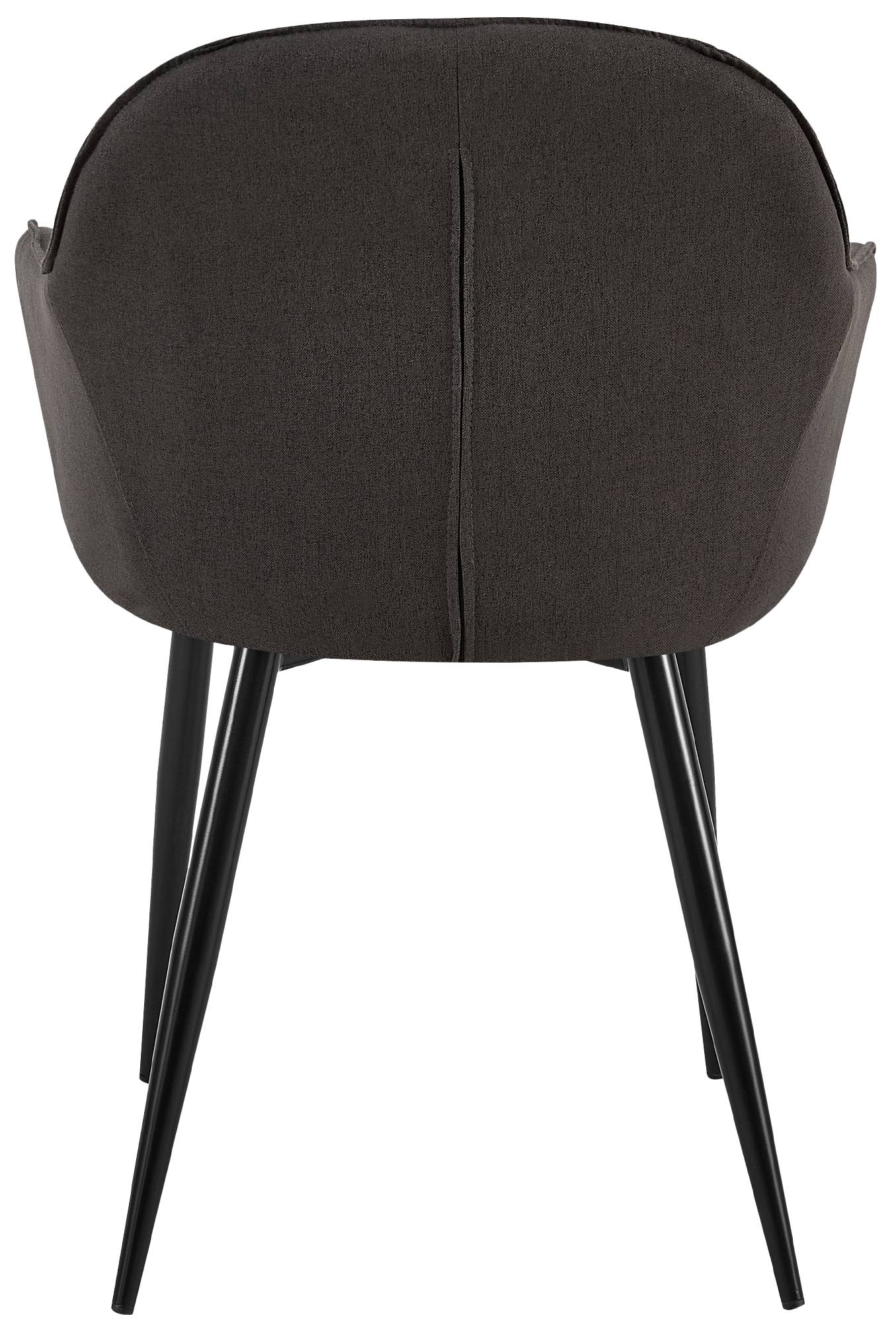 Silla de comedor Boise tapizada en tela
