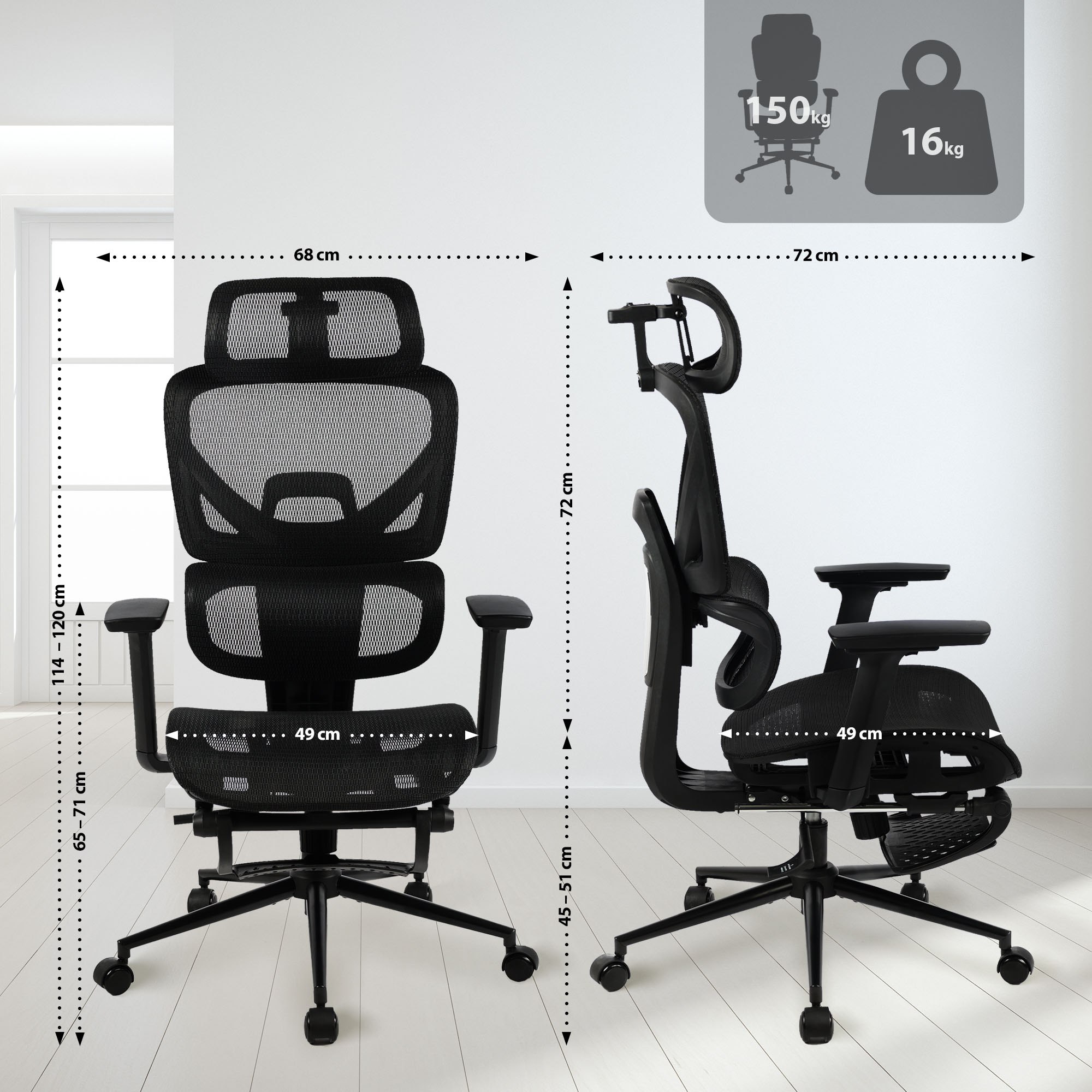 Silla de oficina Beresford