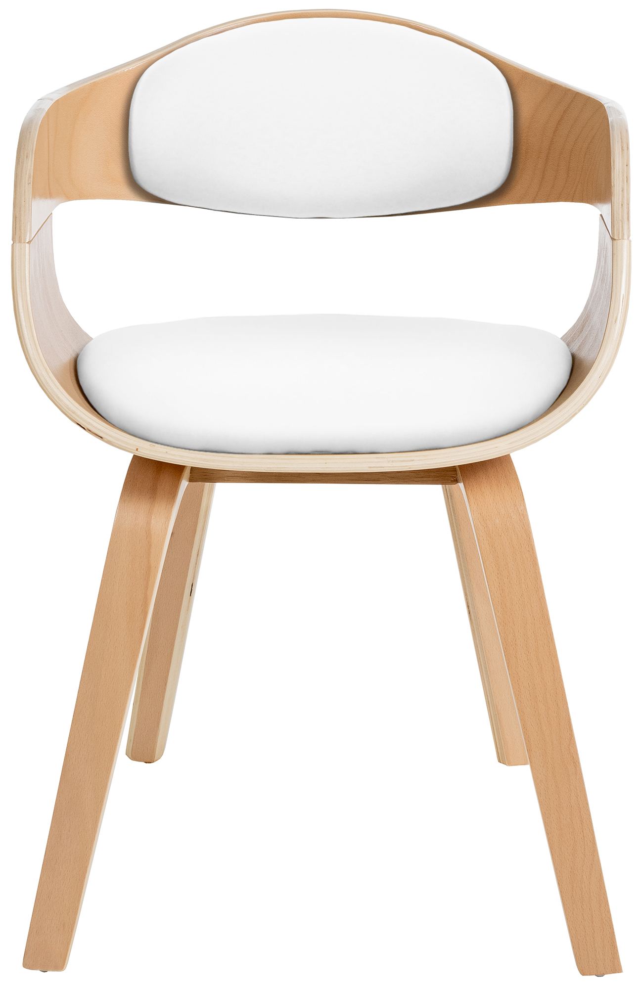 Set de 2 sillas de salón Kingston en polipiel