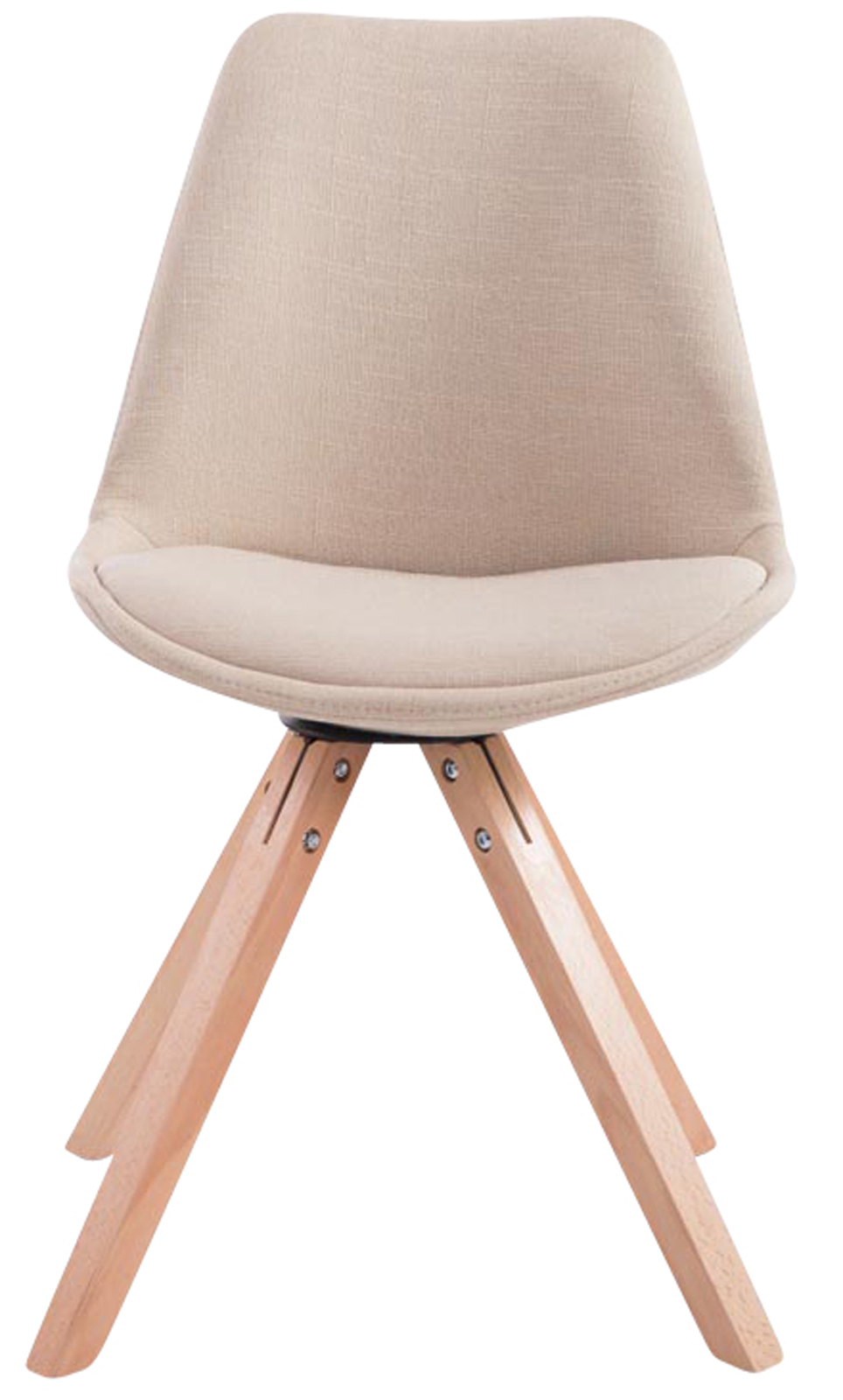 Pack de 4 sillas de comedor Toulouse Square en tela