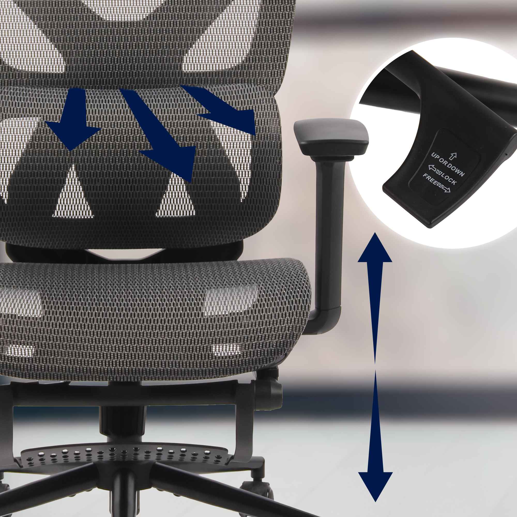 Silla de oficina Reston