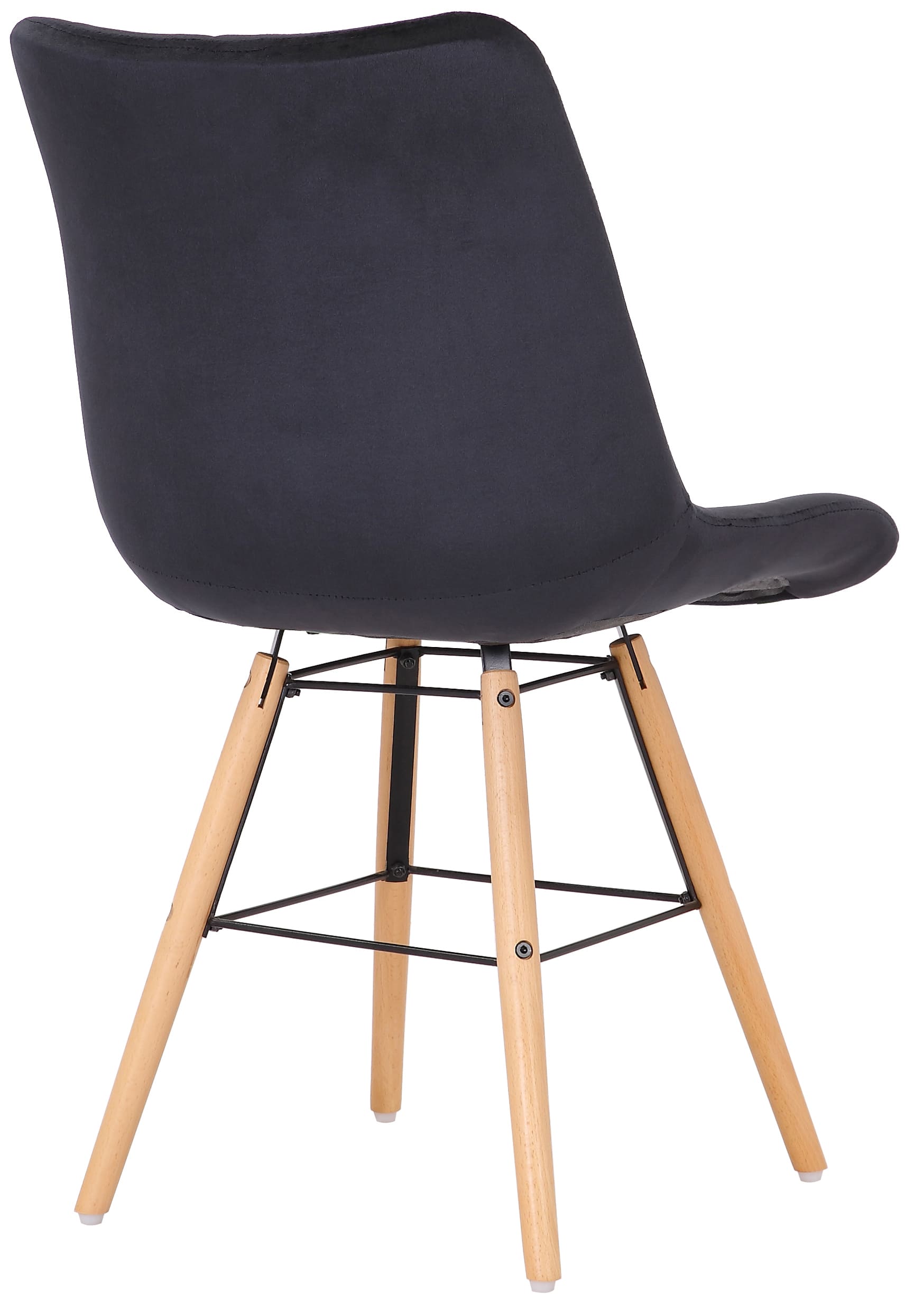 Silla de comedor Leni en terciopelo