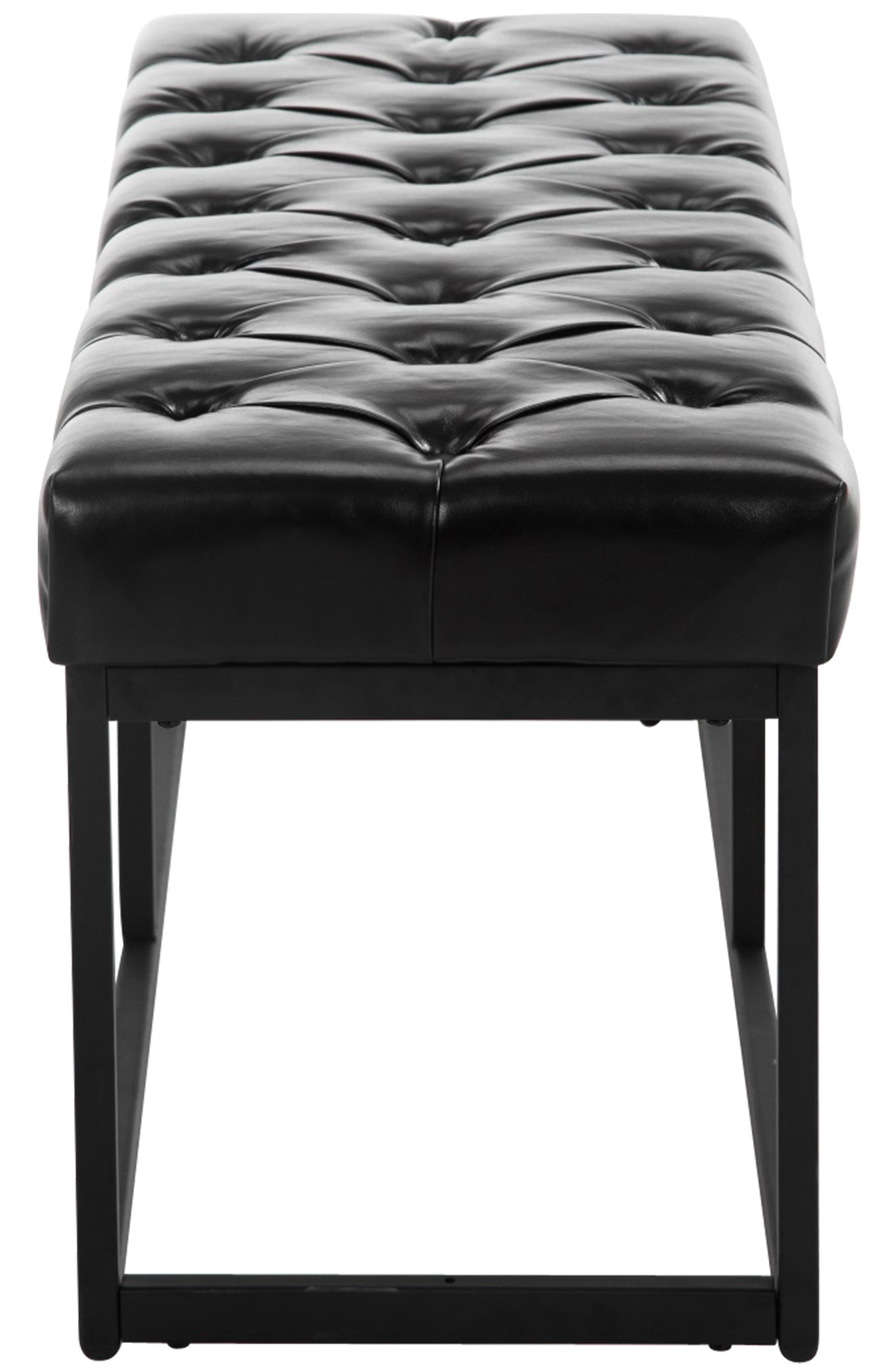 Taburete Pie de Cama Amun Con Base en Negro