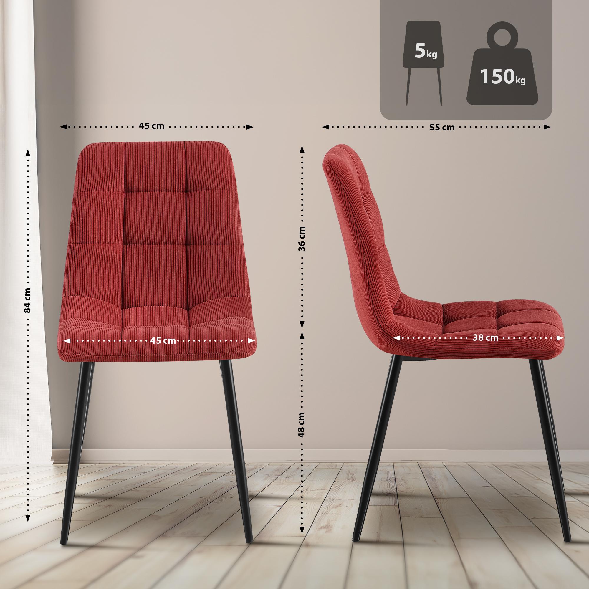 Silla de comedor Antibes Cord