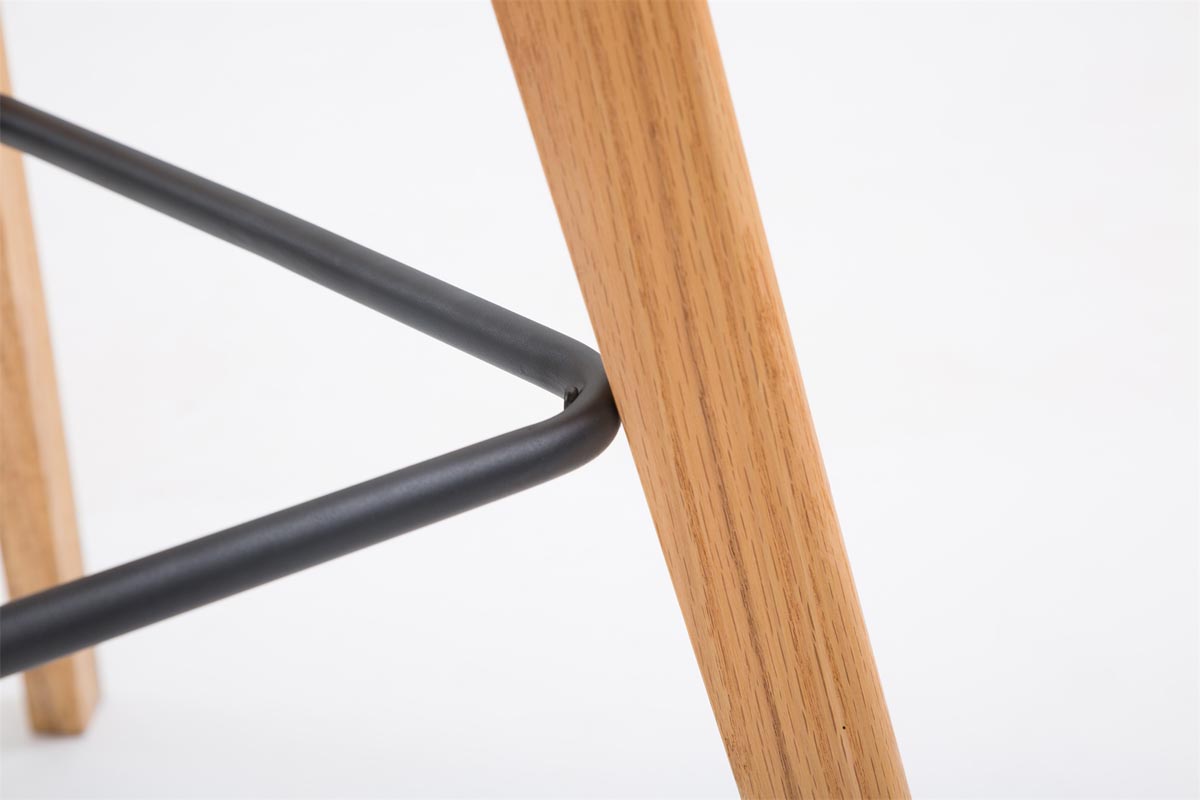 Taburete Metz con Estructura de Plástico