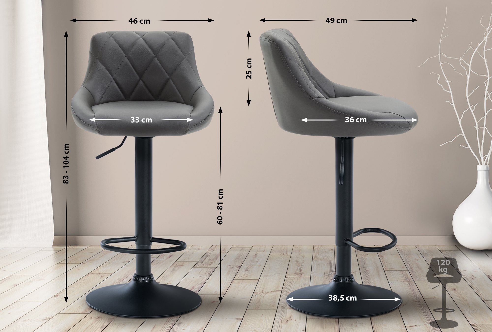 Taburete De Bar Lazio