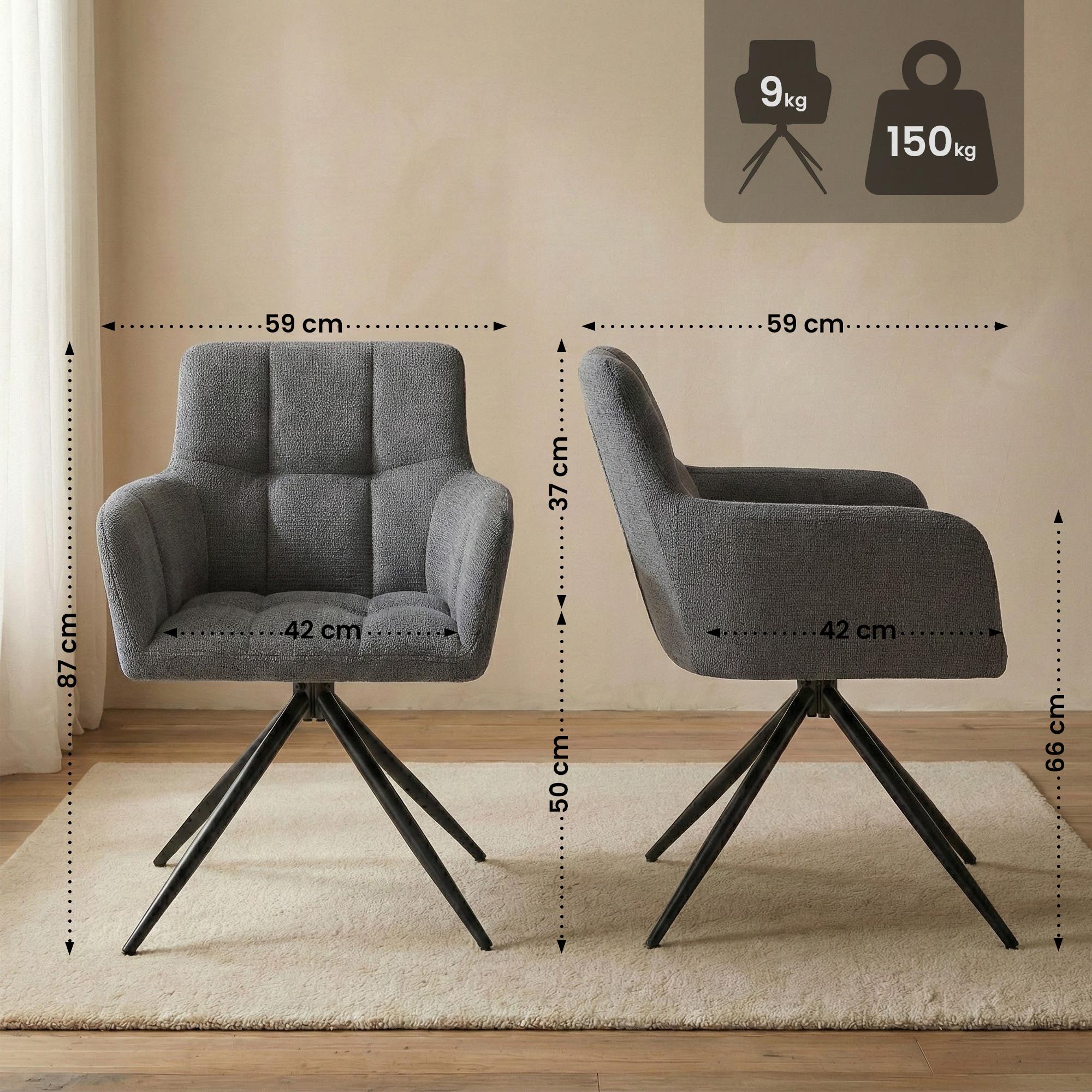 Silla de comedor Jonah Tela