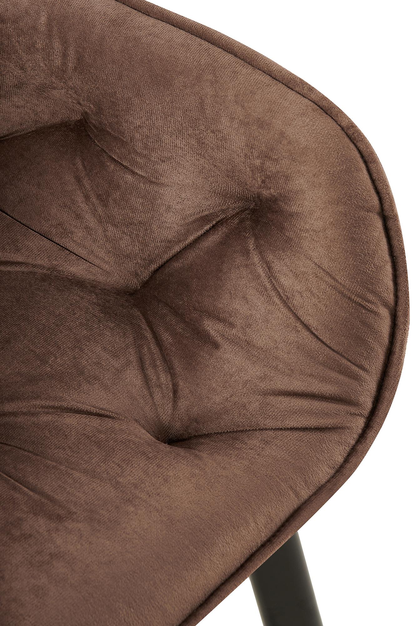 Juego de 2 Sillas de Comedor Antigo Giratorias de Terciopelo