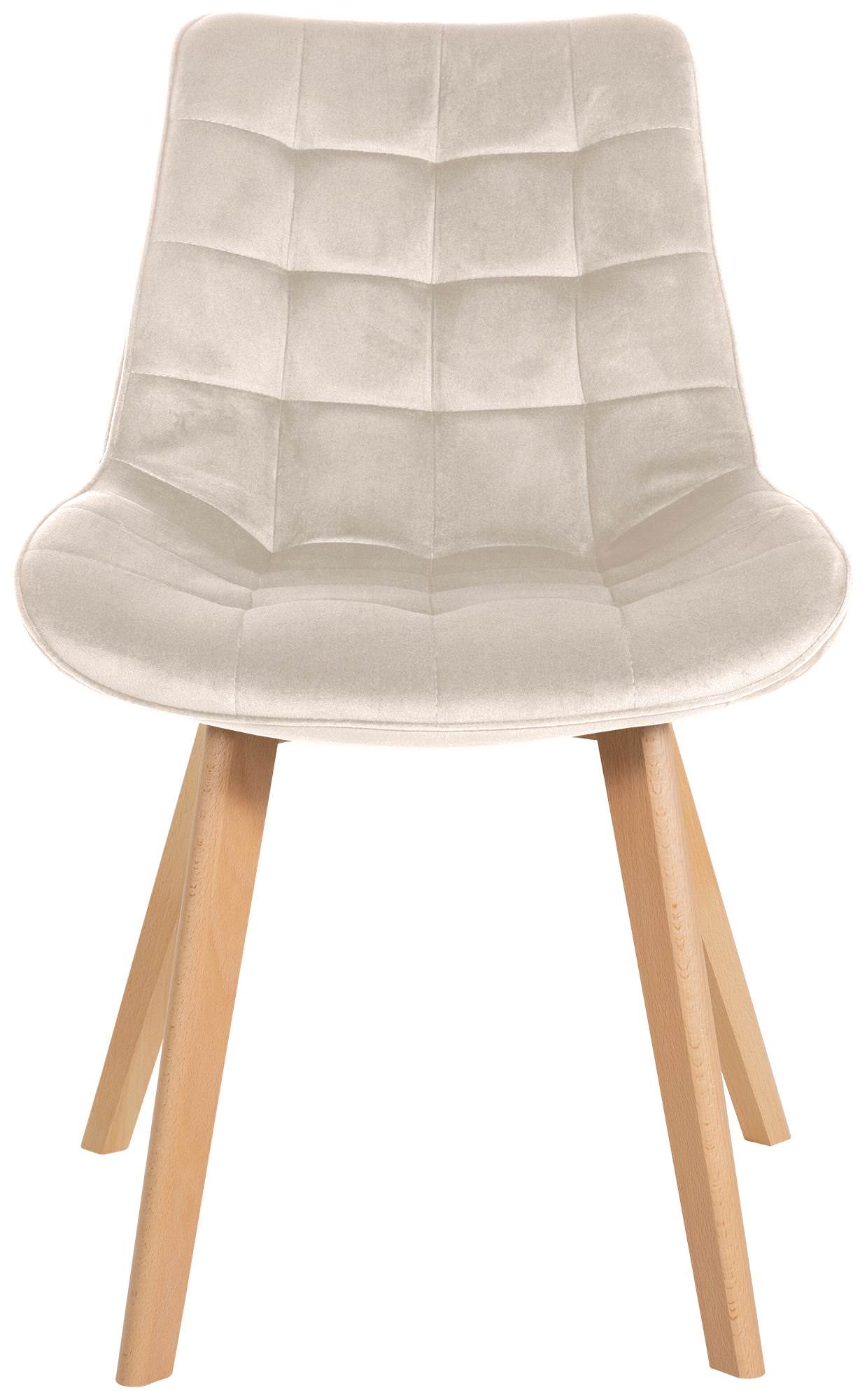 Set de 2 Sillas de comedor Brook en terciopelo