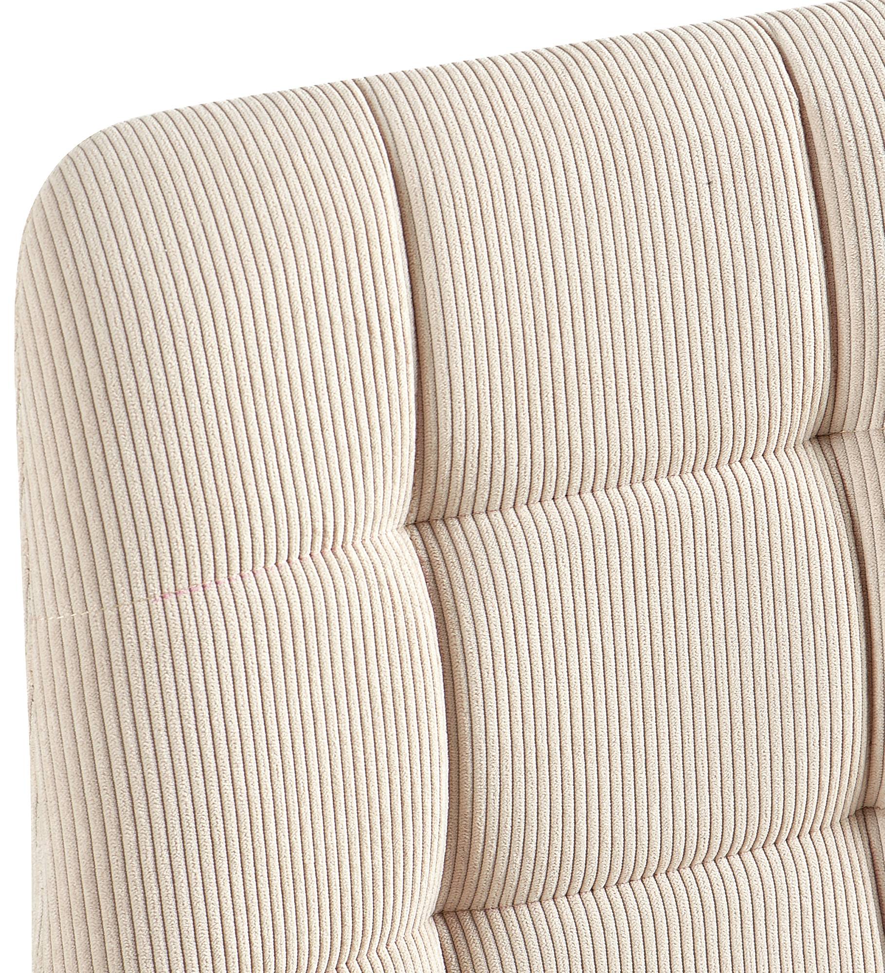 Set de 2 sillas de comedor Antibes de pana