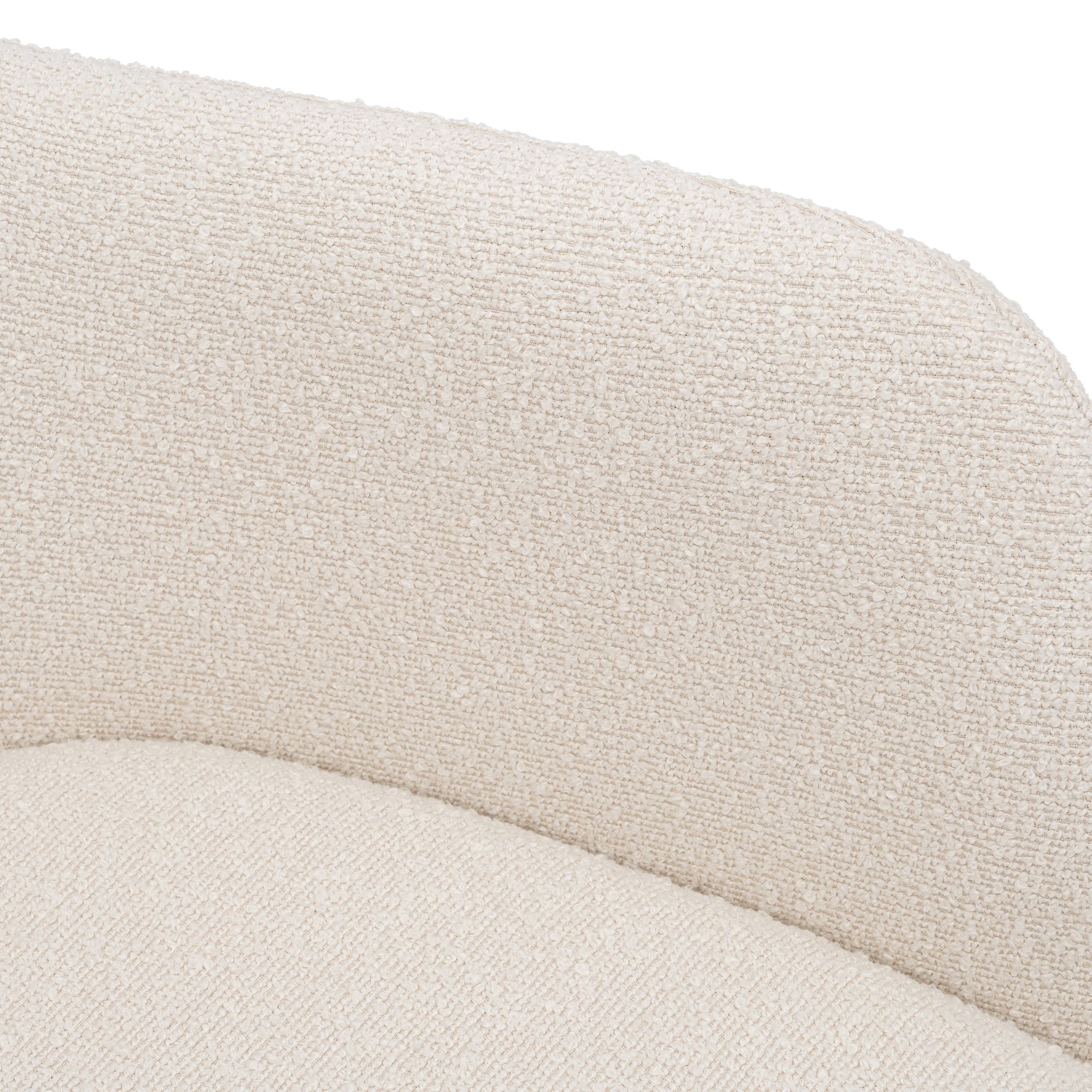 Silla de Comedor Olema de Tejido de Peluche