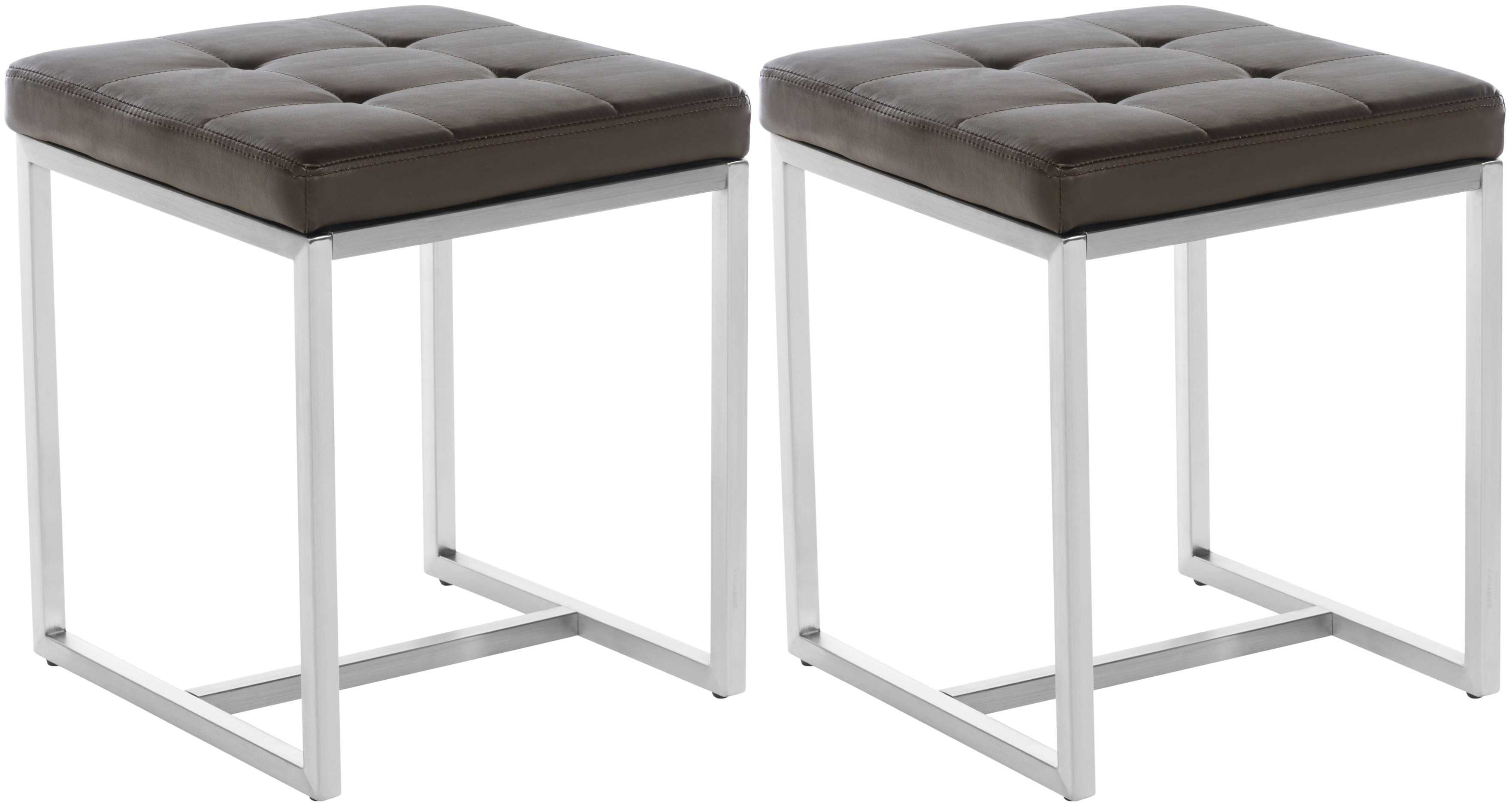 Set de 2 Taburetes Barci en polipiel