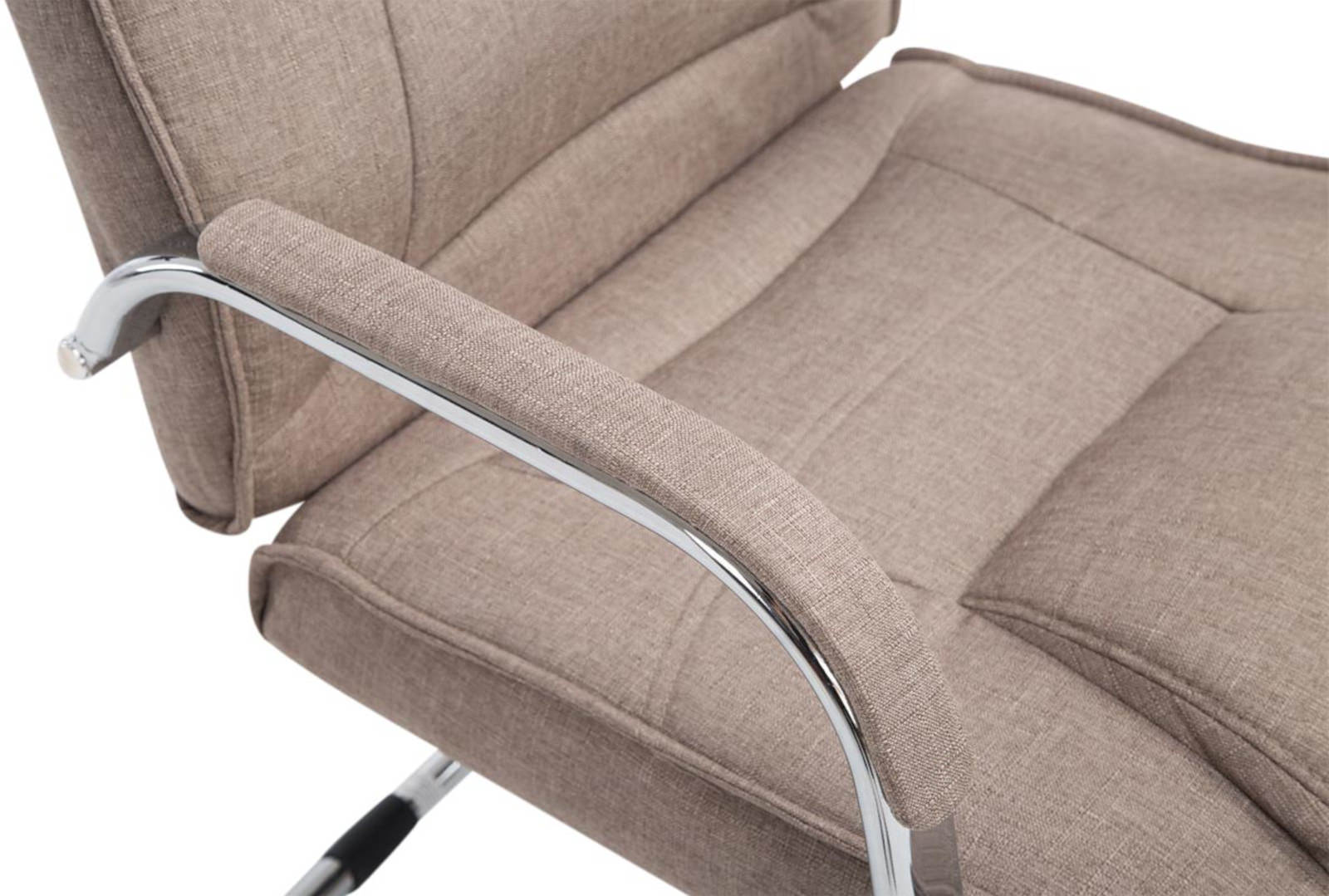 Set de 2 sillas cantilever XXL Attila en tela