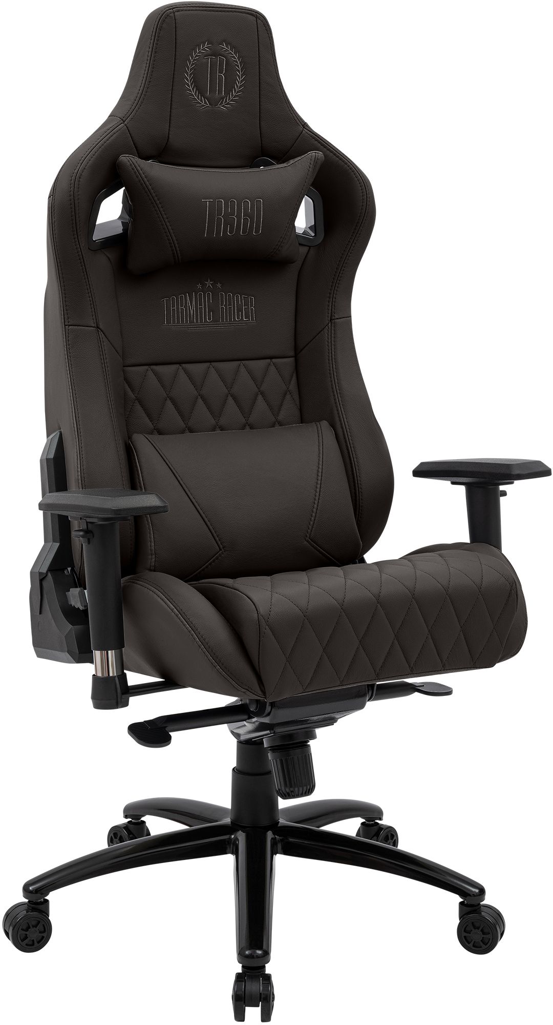 Silla de oficina Keren de cuero genuino