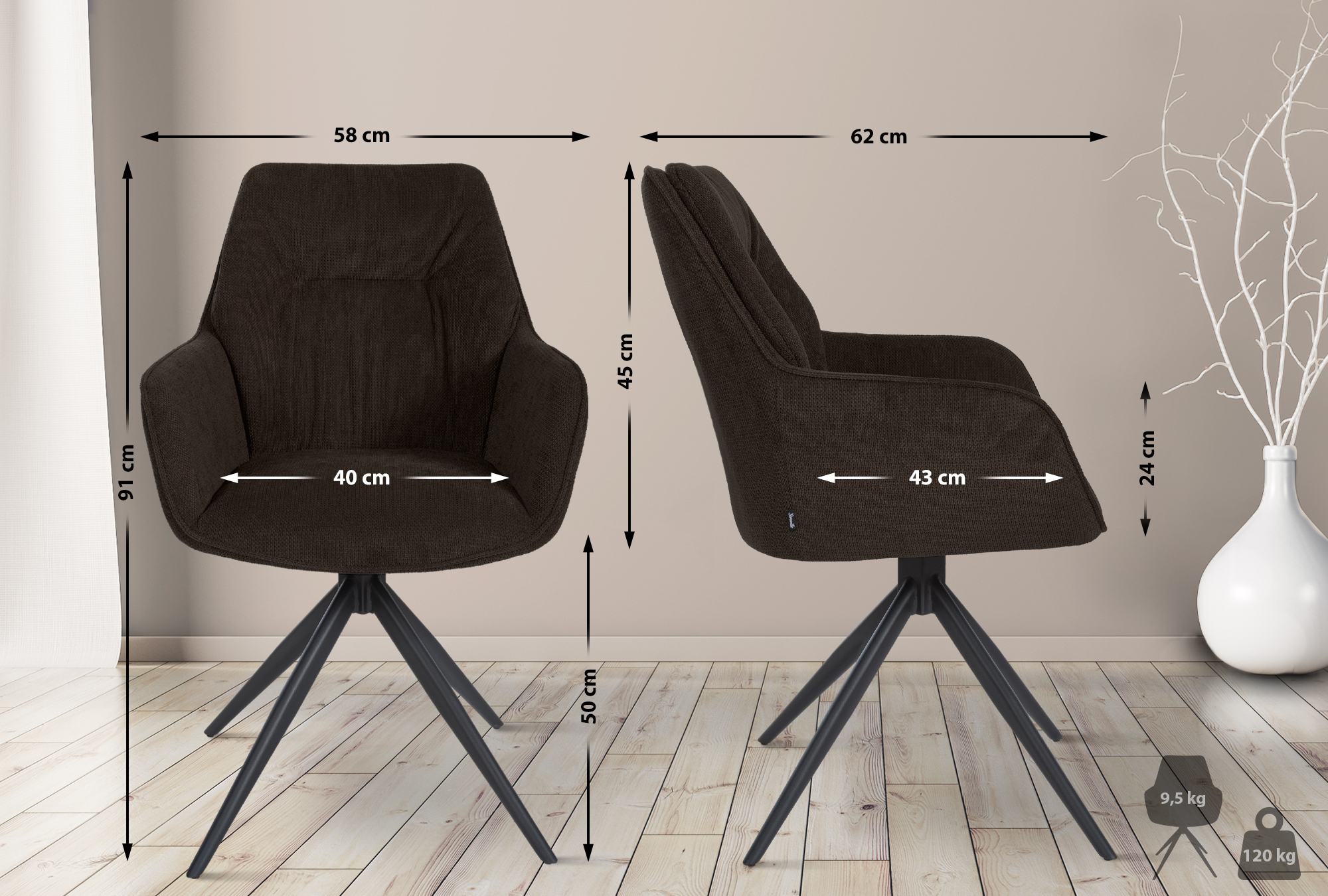 Silla de comedor Jules