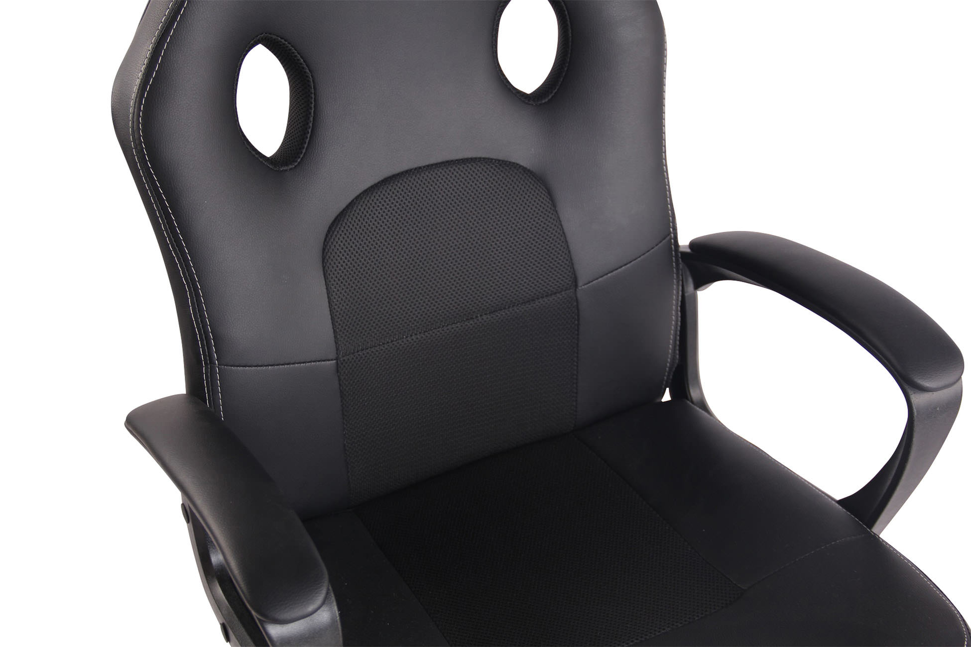 Silla de oficina Elbing en Cuero PU