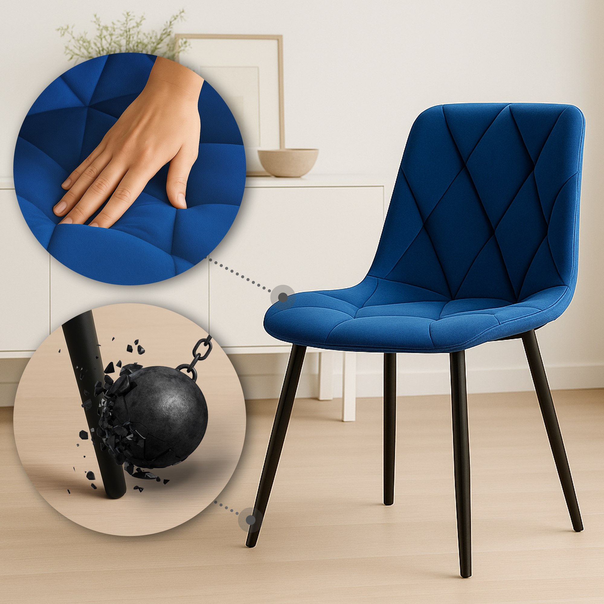 Silla de comedor Clairton