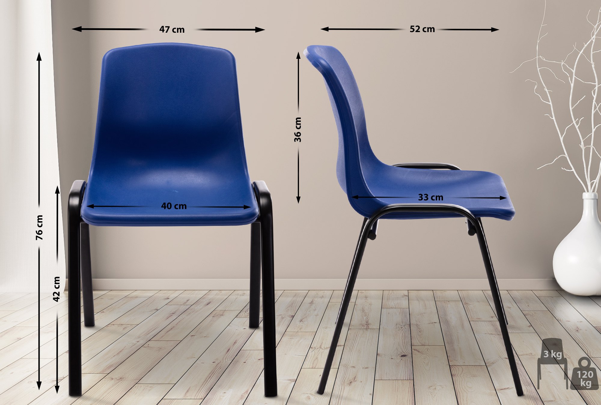 Silla Apilable Nowra