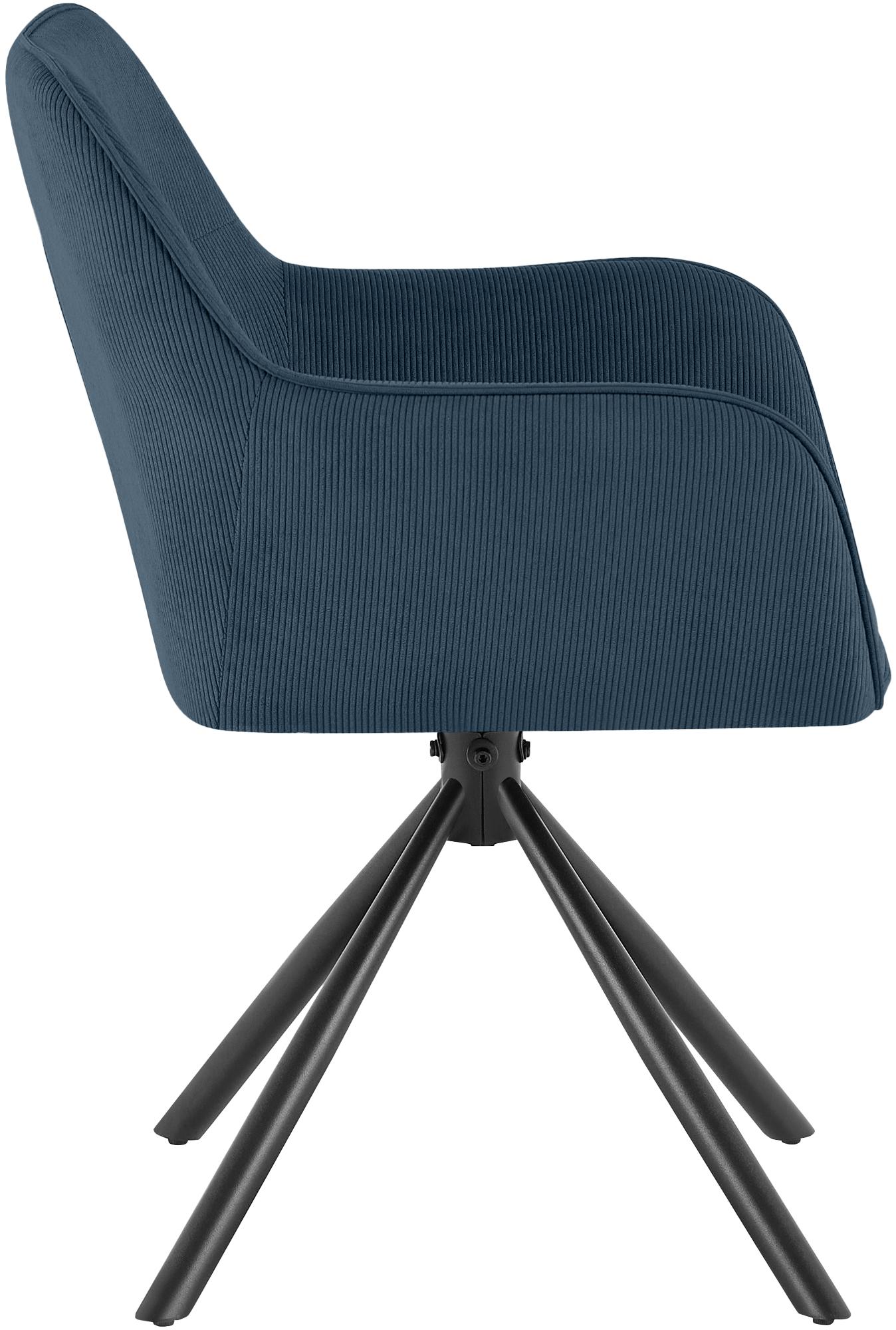 Silla de comedor Tipton de pana