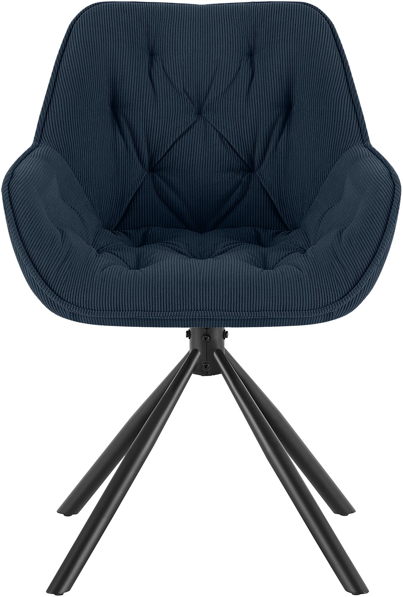 Silla de comedor Rimio de pana