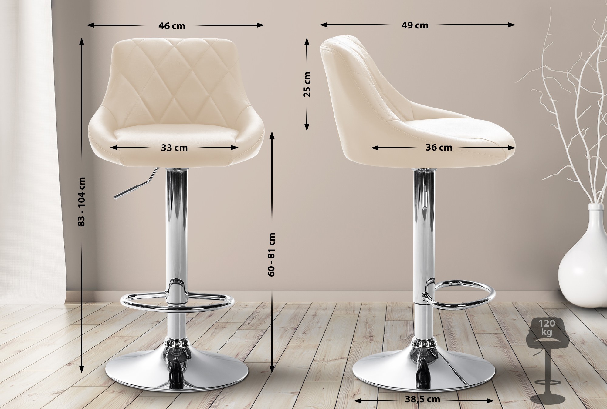 Taburete De Bar Lazio