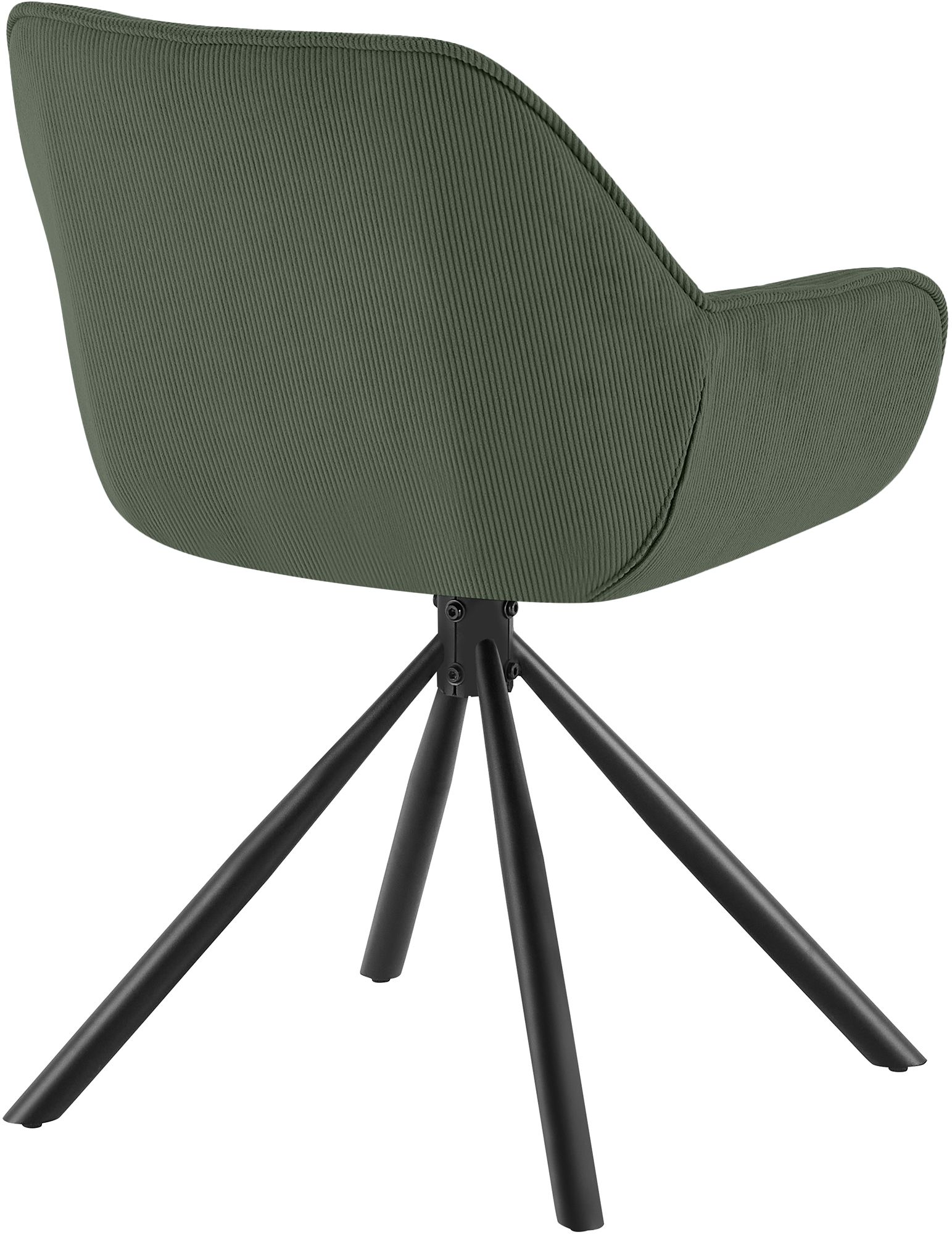 Silla de comedor Rimio de pana