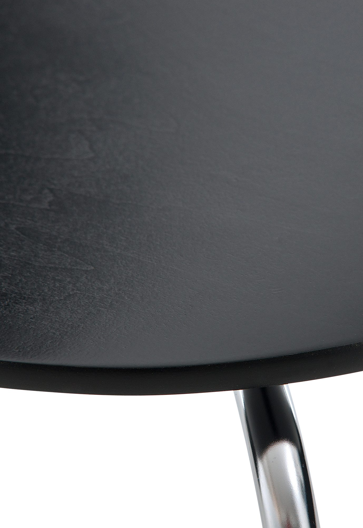 Set De 2 Sillas De Comedor Apilable Diego Negro