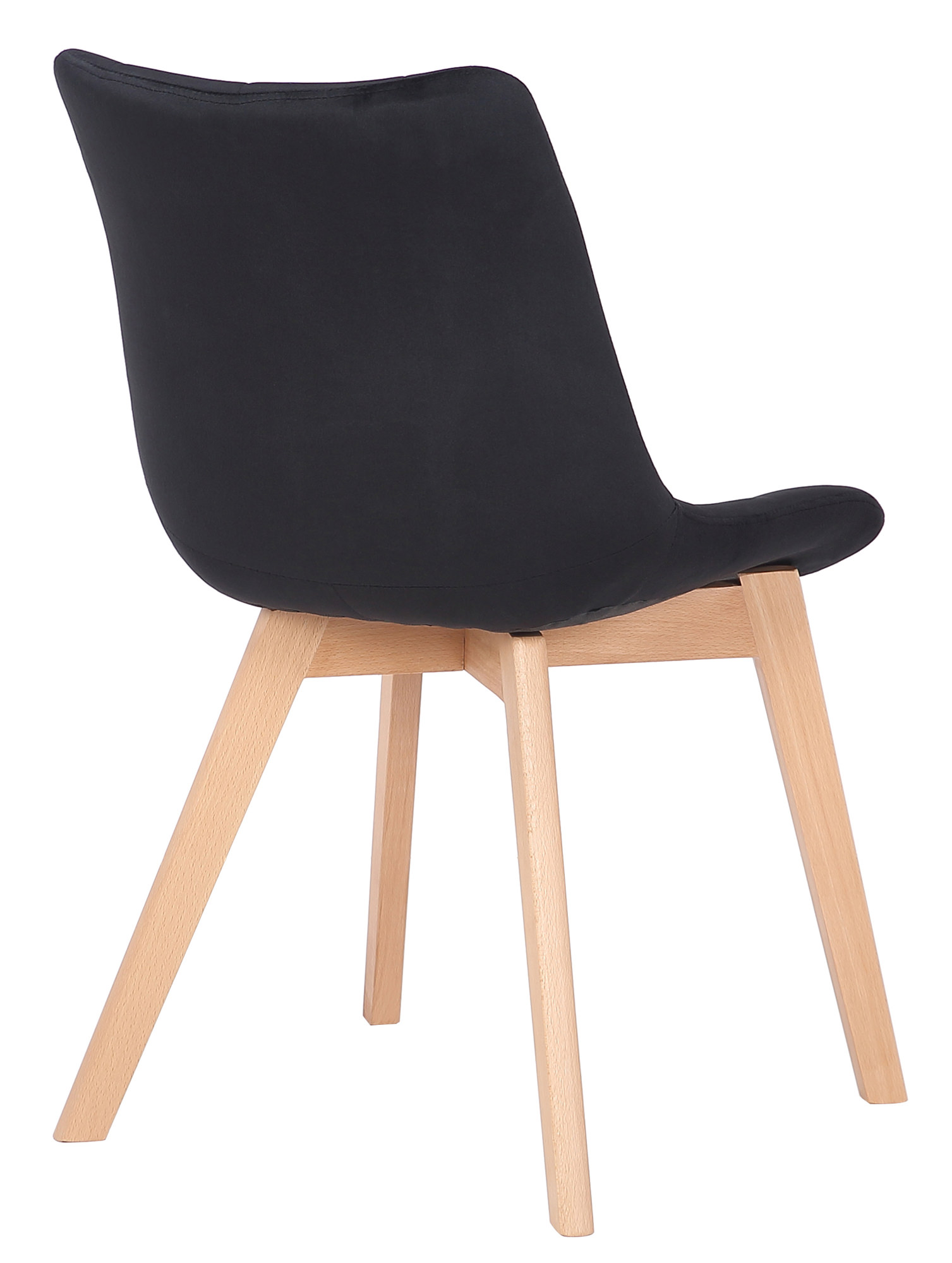 Silla de comedor Passaic en terciopelo