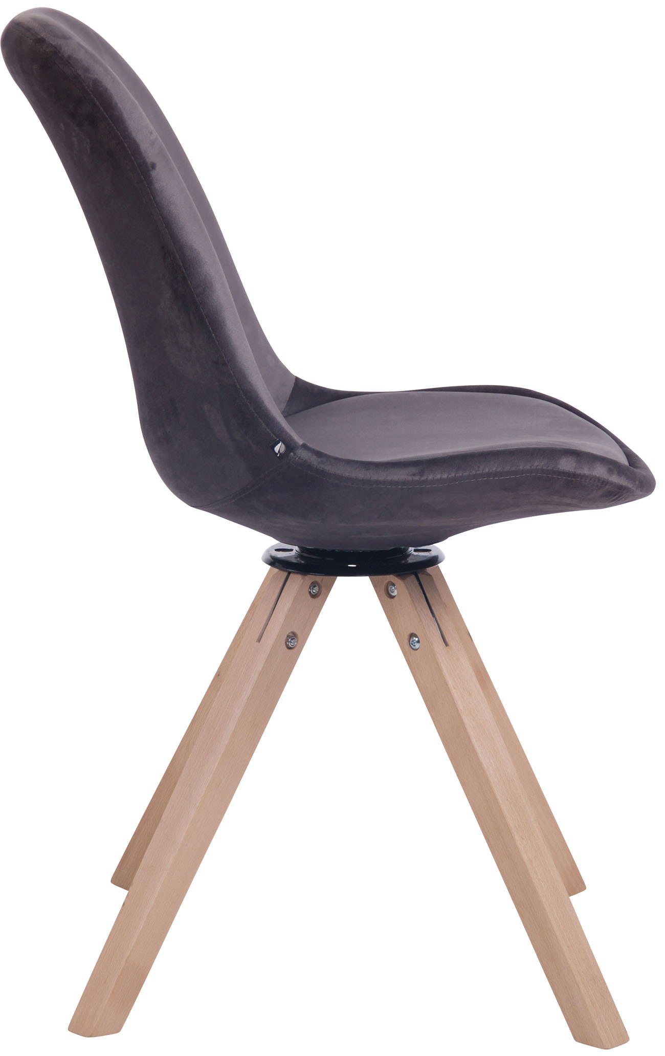 Silla Troyes Square En Terciopelo