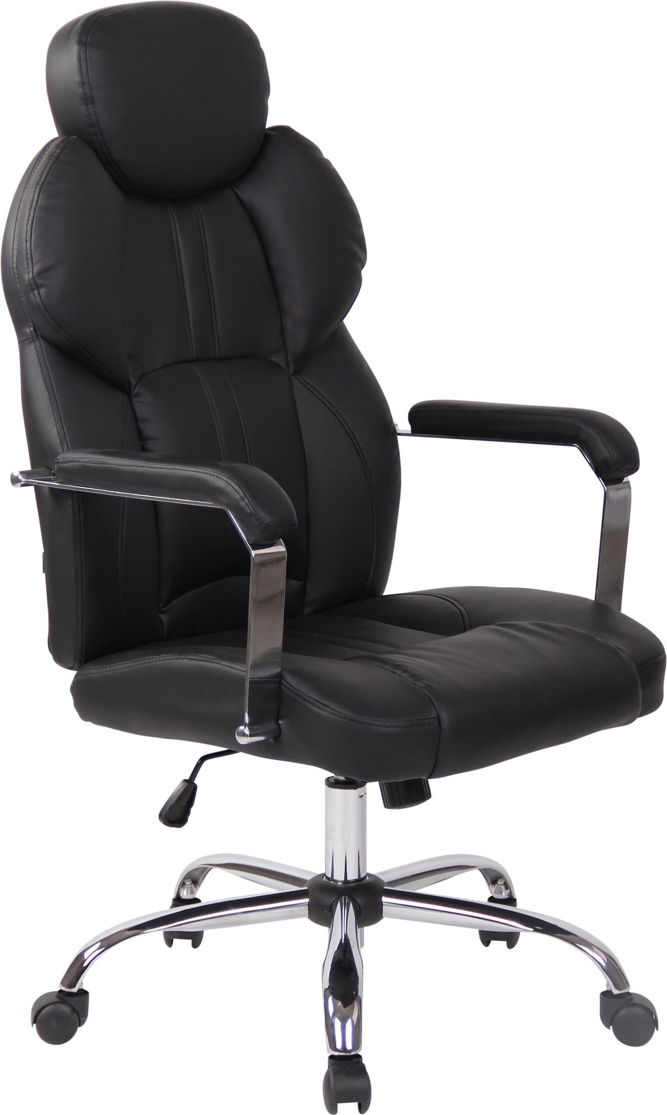 Silla De Oficina Almelo Tapizada En Tela o Simil Cuero
