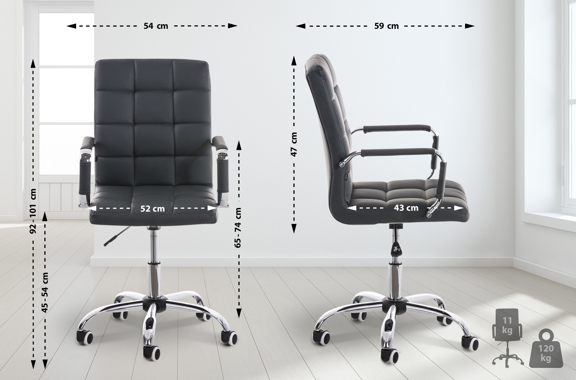Silla de oficina Deli V2