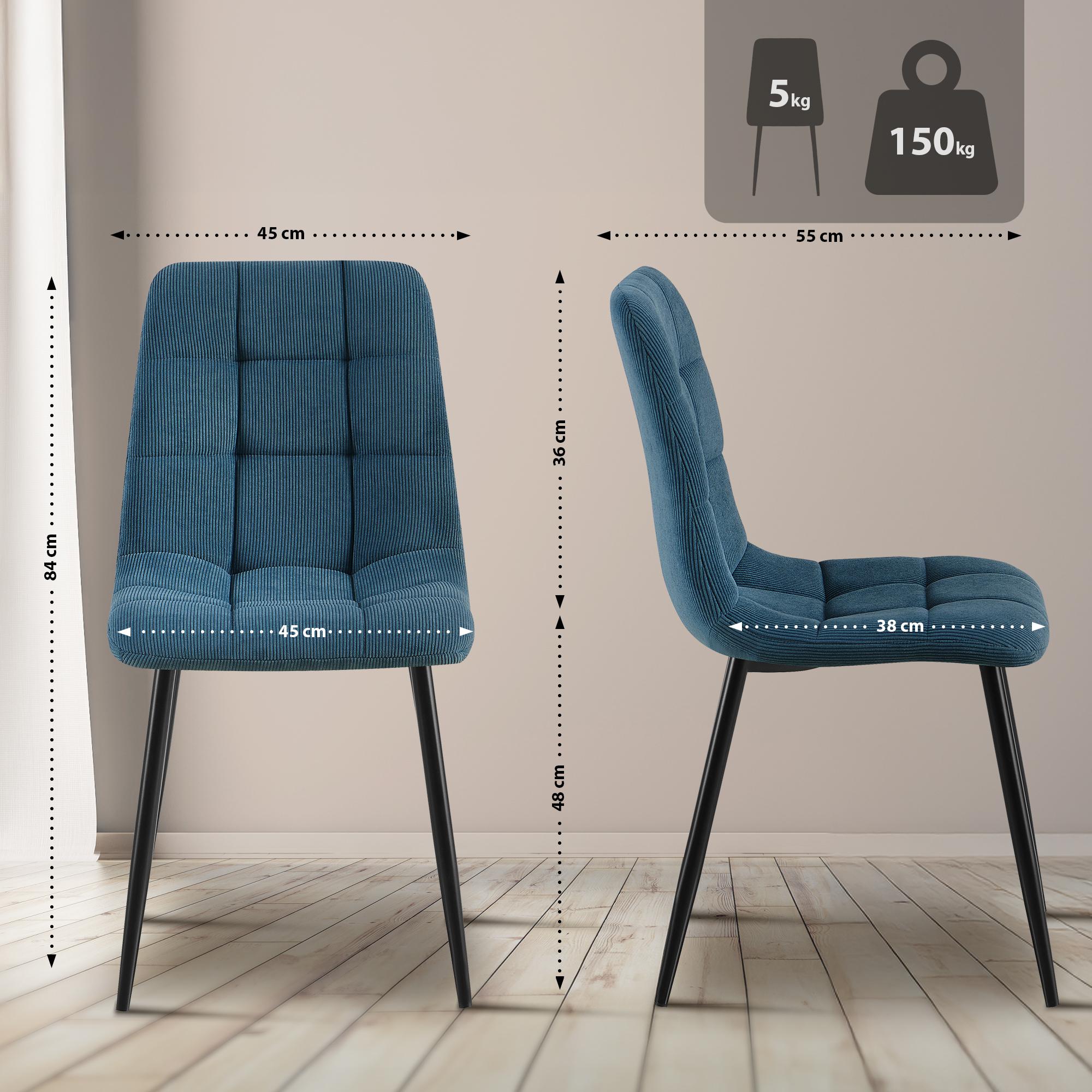 Silla de comedor Antibes Cord