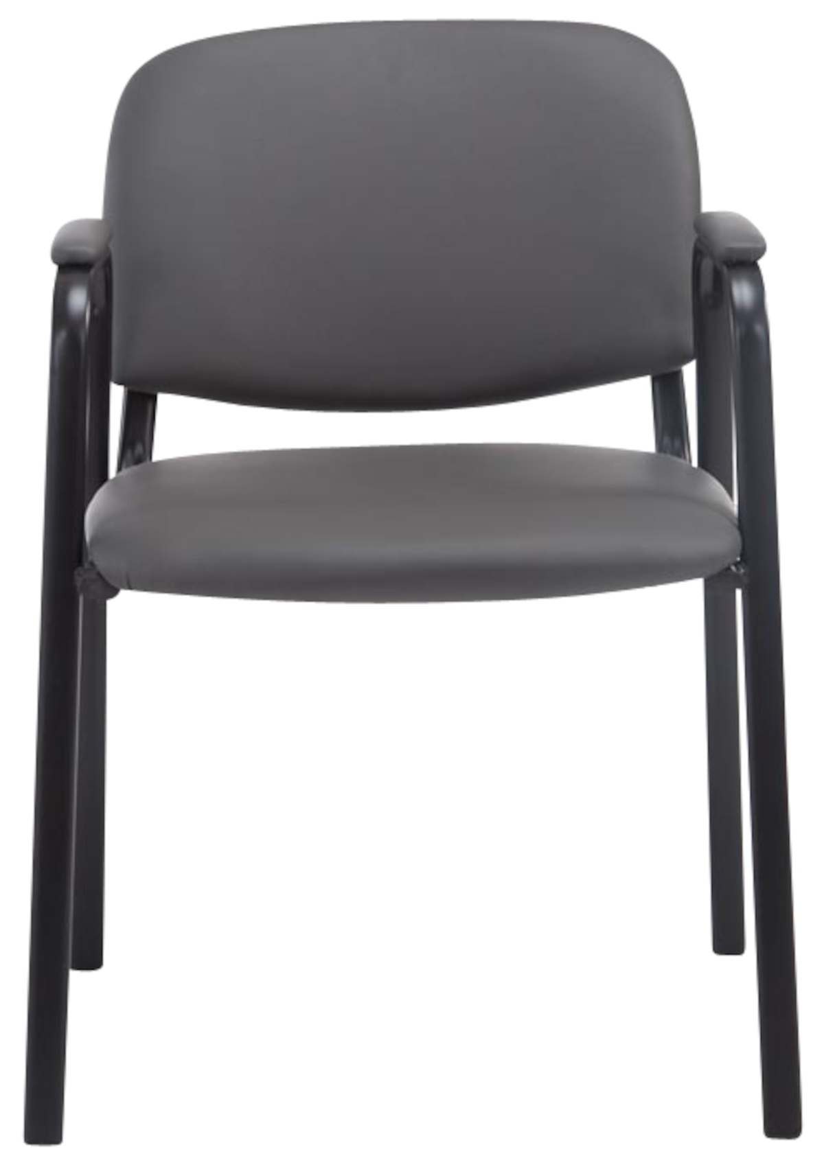 Set de 4 sillas apilables Ken Pro de piel sintética